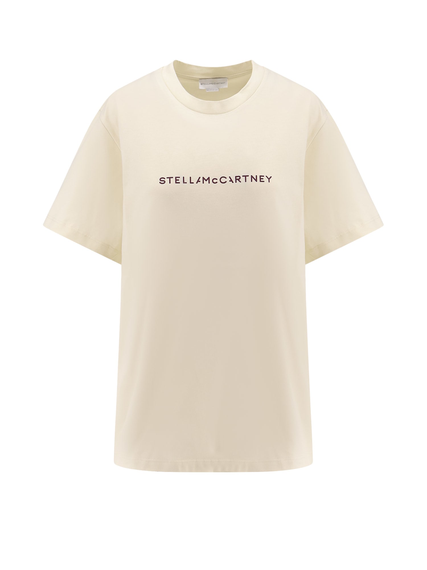 Stella Mccartney Stella Iconics Crewneck T-shirt In Neutral