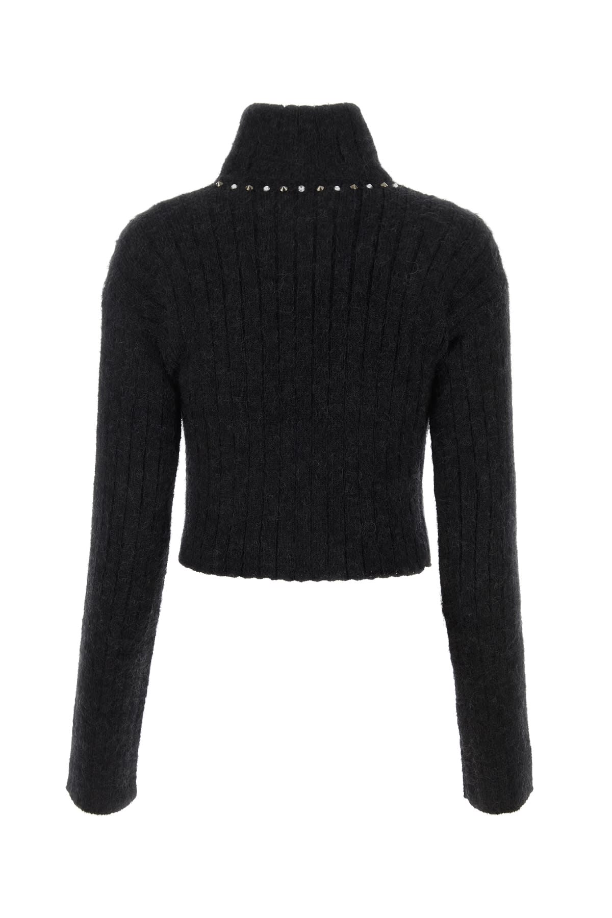 Shop Alessandra Rich Maglia In Black Melange