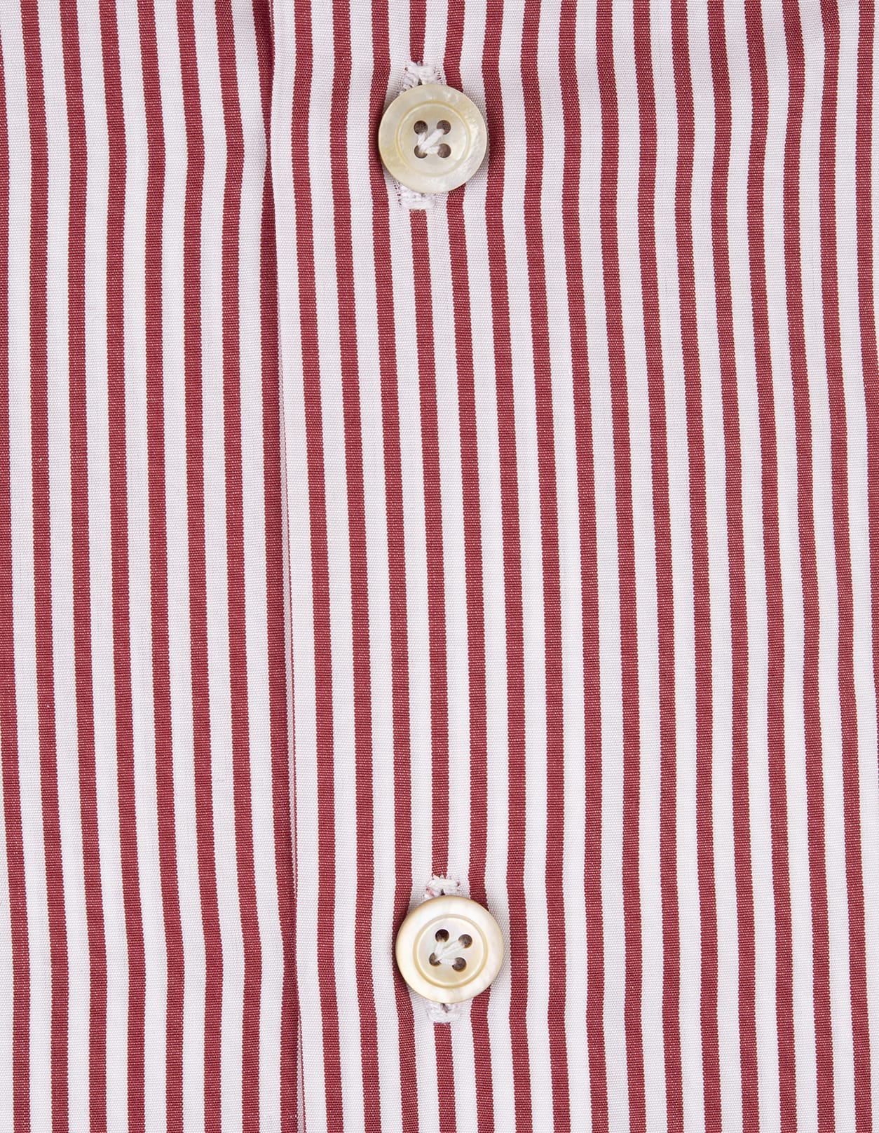 Shop Kiton Red And White Striped Classic Shirt