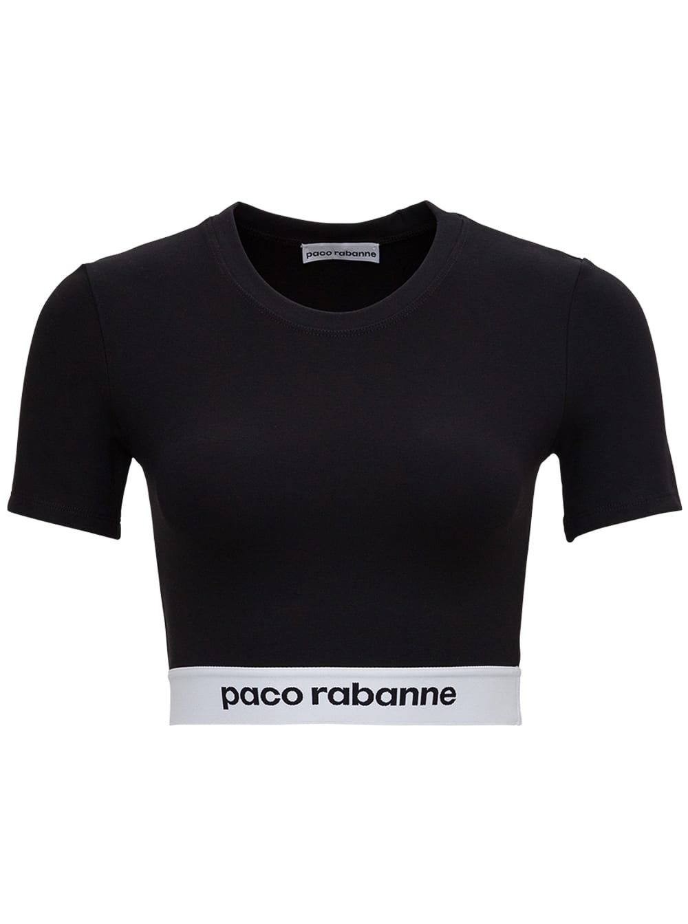 Paco Rabanne Crop Top With Logo