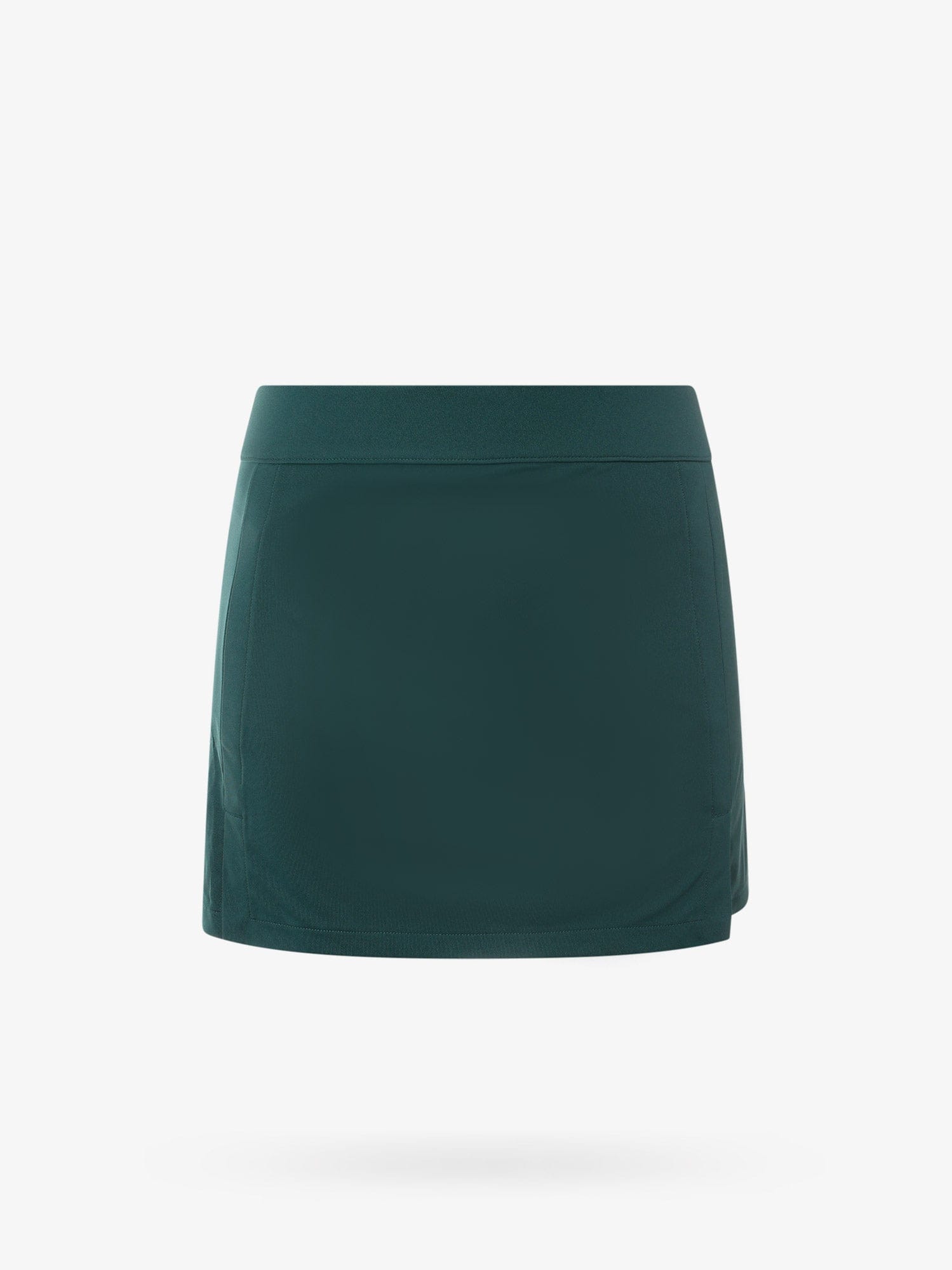 Shop J. Lindeberg Technical Fabric Midi Skirt In Green