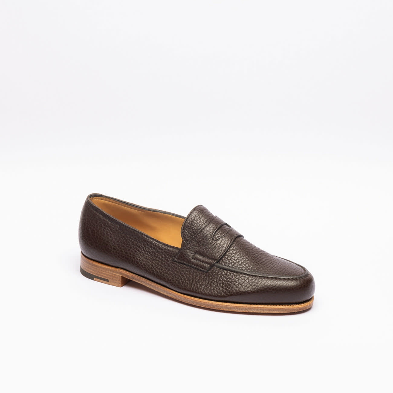 Brown Deer Leather Loafer