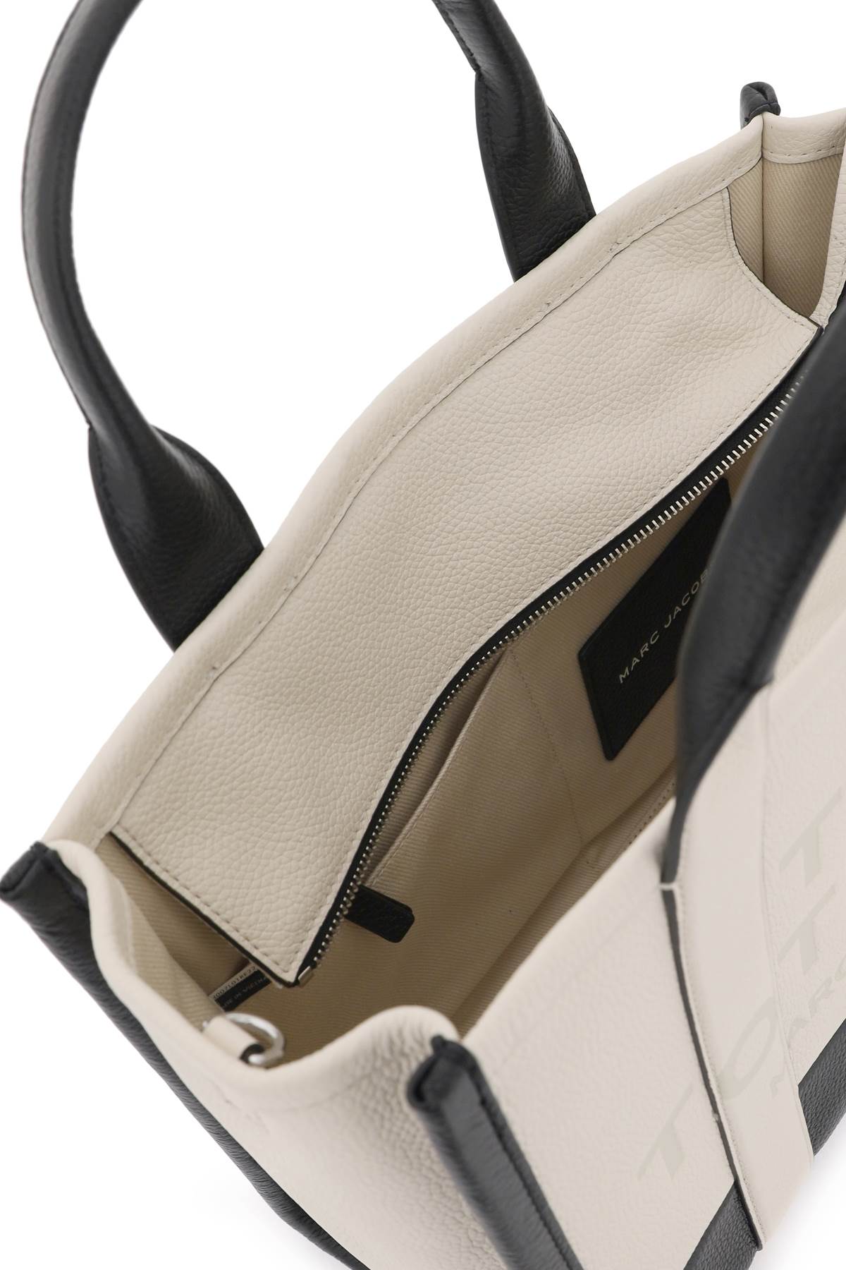 Marc Jacobs The Colorblock Medium Tote Bag In Ivory
