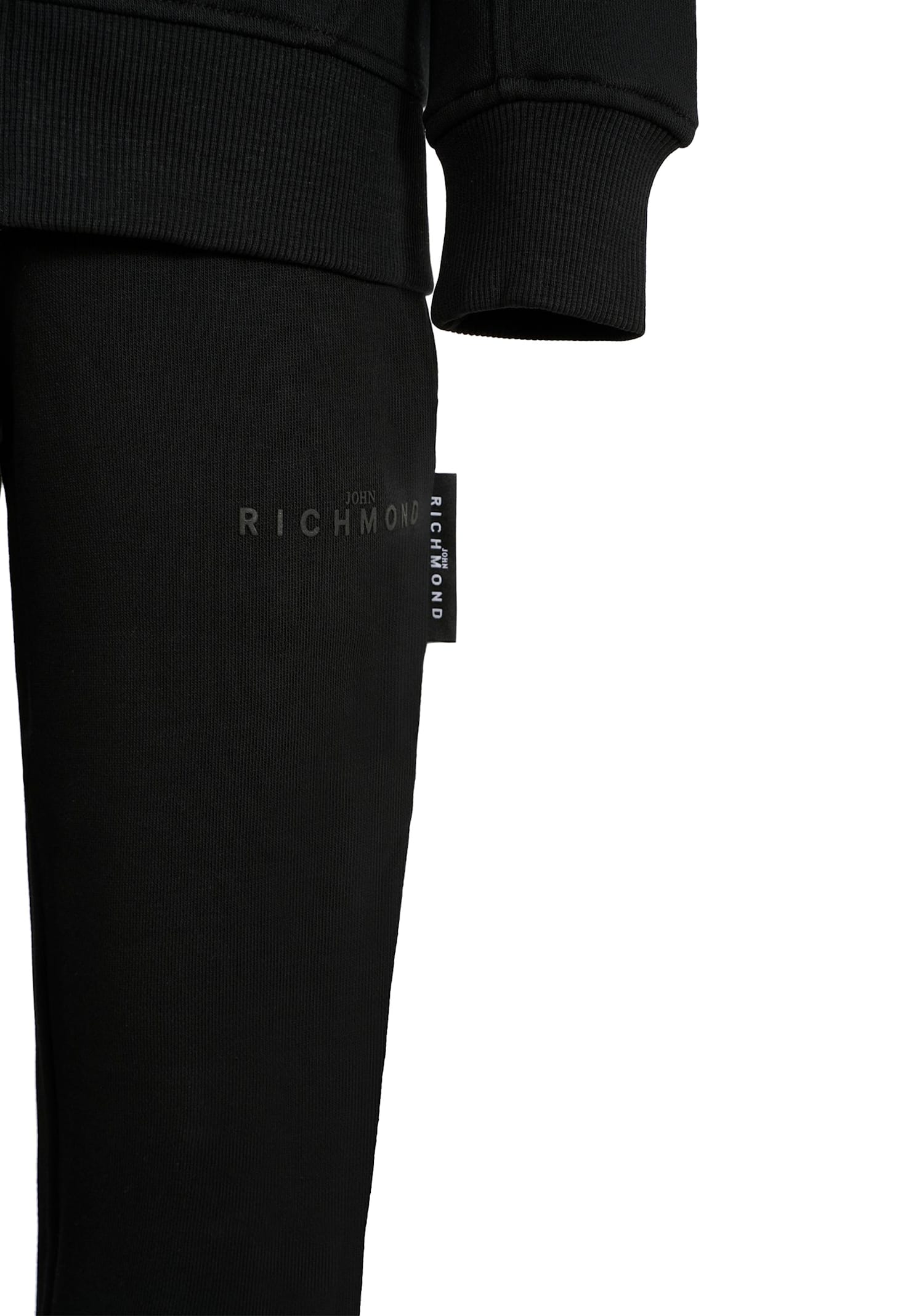 Richmond Black Suit For Girl With Logo In Black