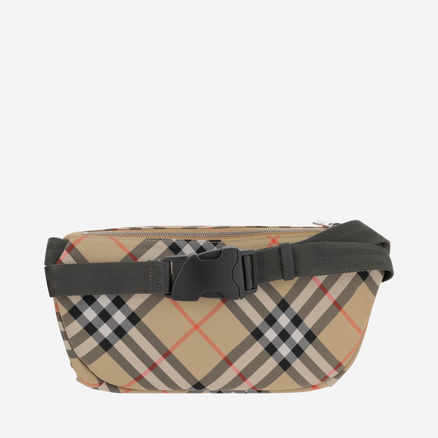 Burberry Technical Fabric Belt Bag In Red