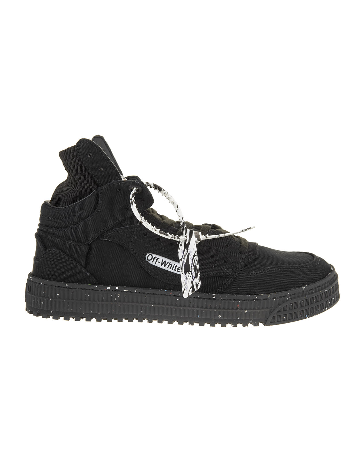 Off-White Man Total Balck Off-court 3.0 Sneakers