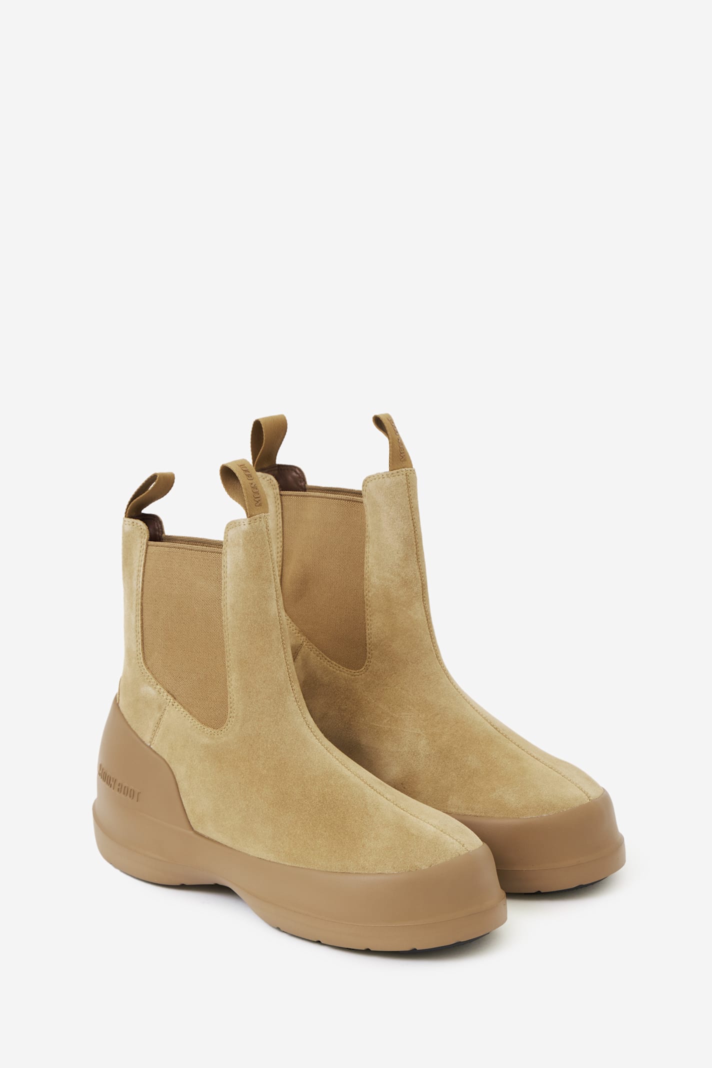 Shop Moon Boot Mb Luna Chelsea Boots In Sand