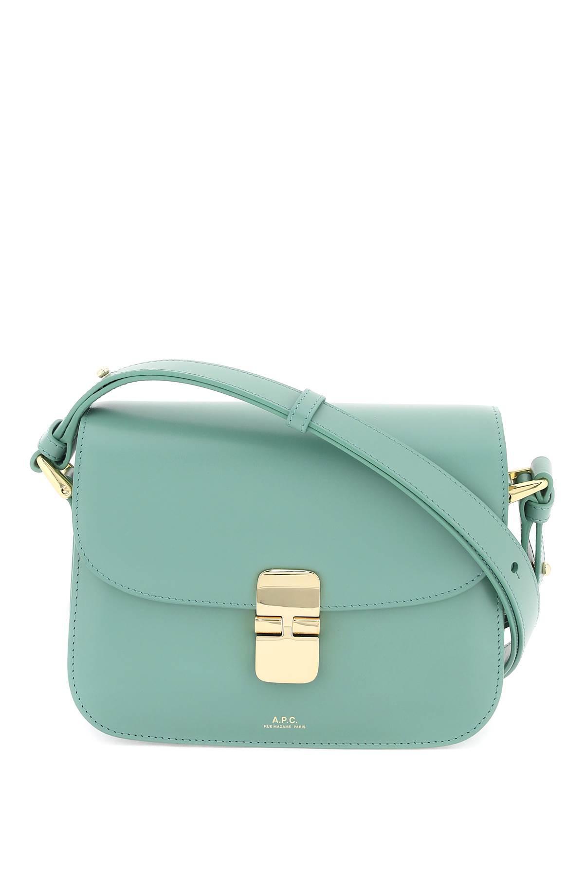 Shop Apc Grace Small Bag In Jade (green)