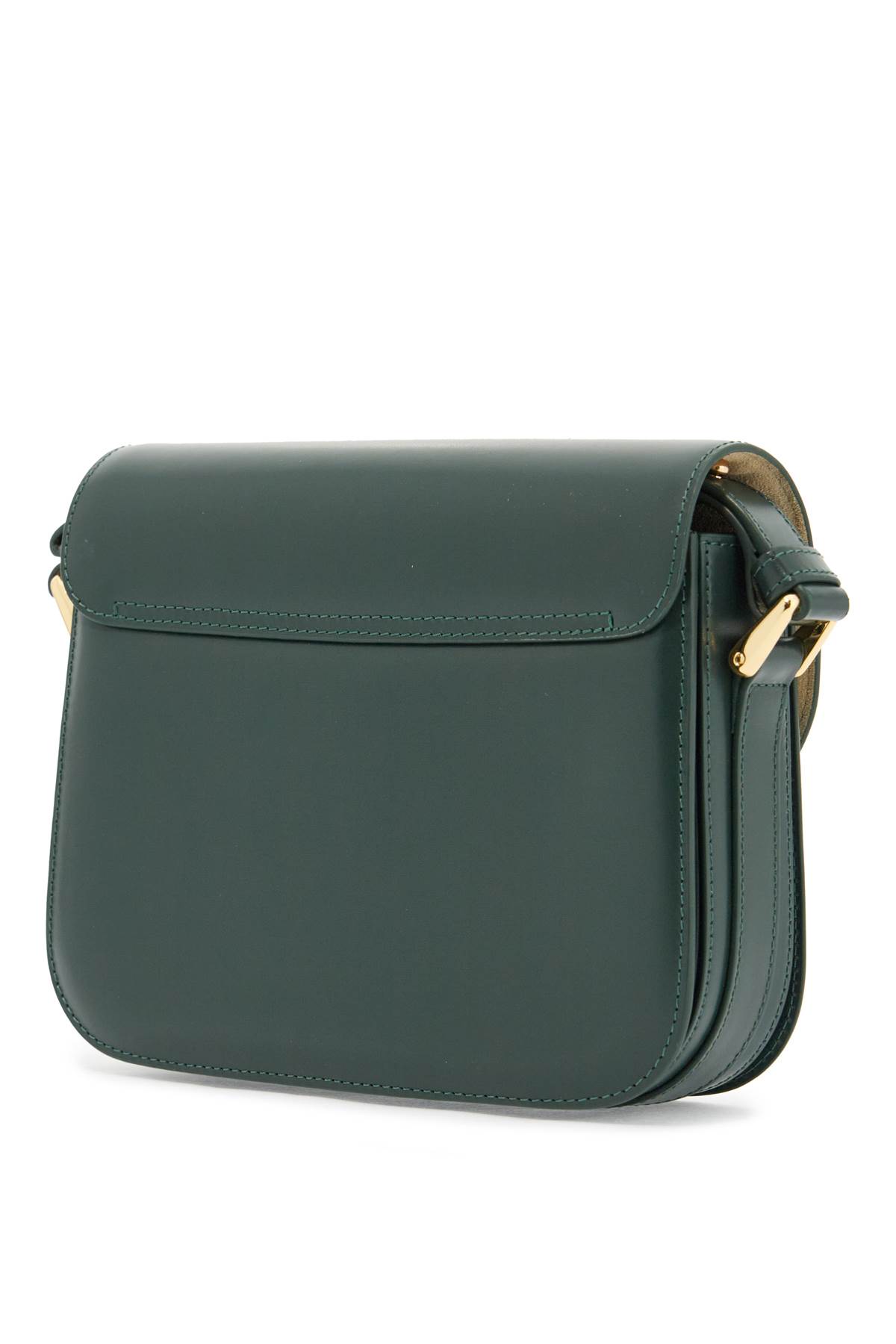 Shop Apc Grace Small Shoulder Bag In Vert Fonce (green)