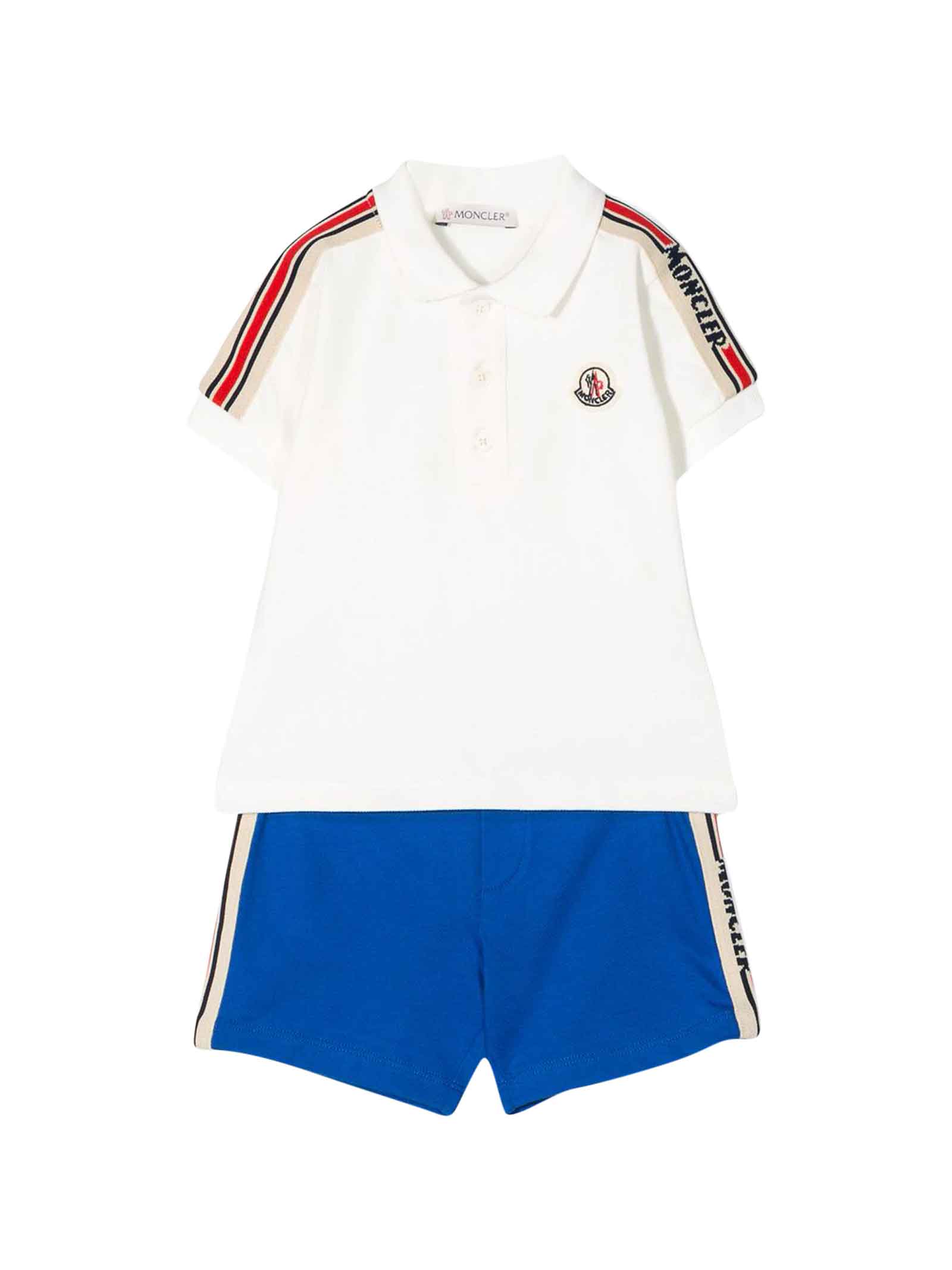 baby blue moncler polo