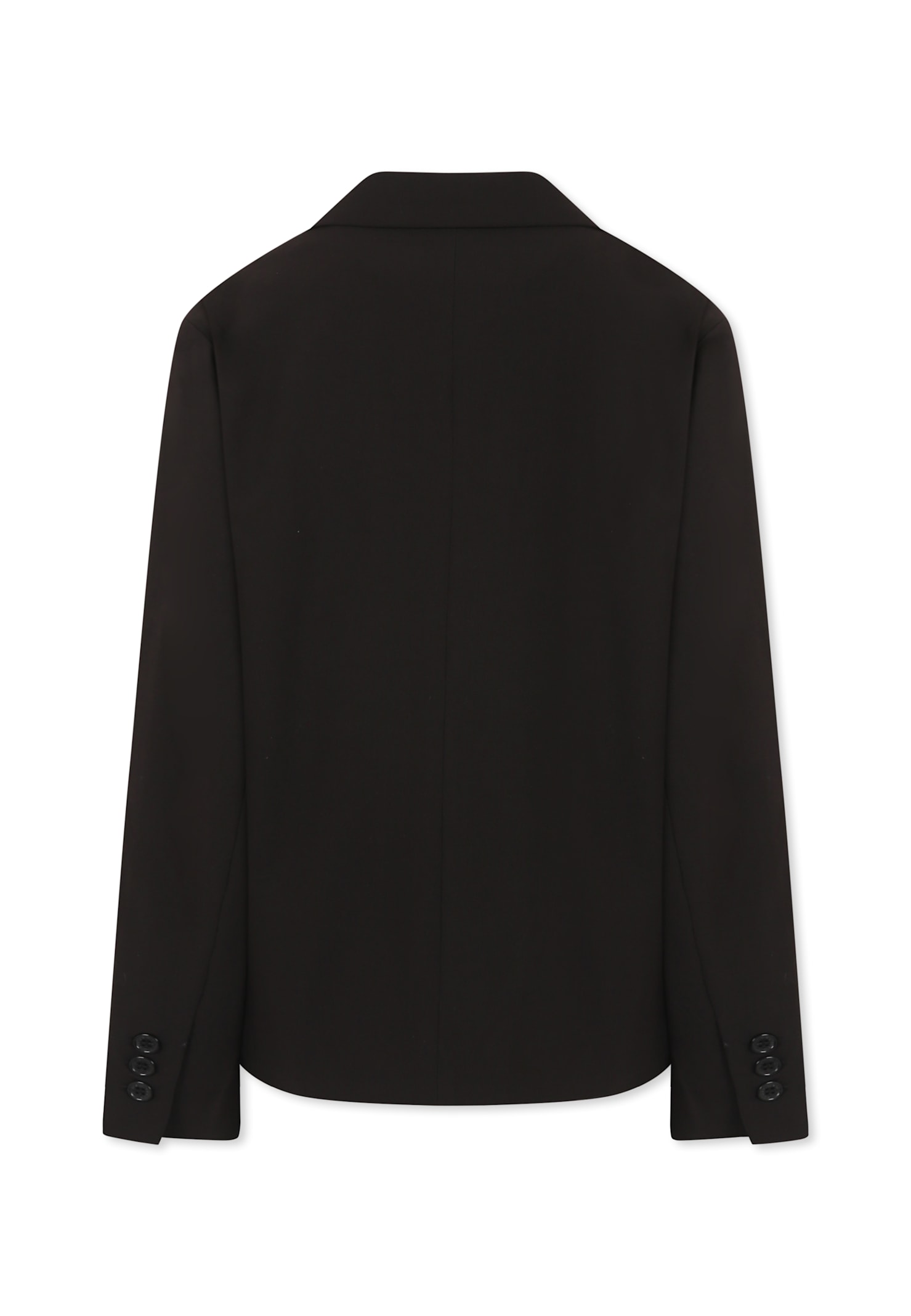 Richmond Black Jacket For Boy With Logo In Black