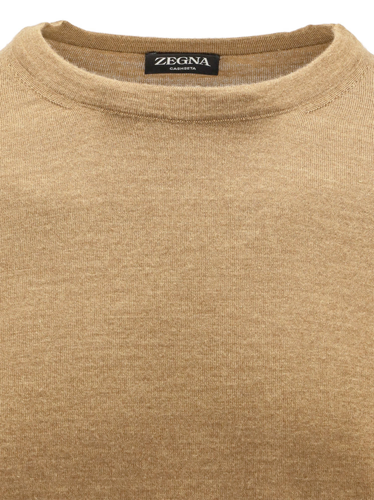 Shop Zegna Sweater In Brown
