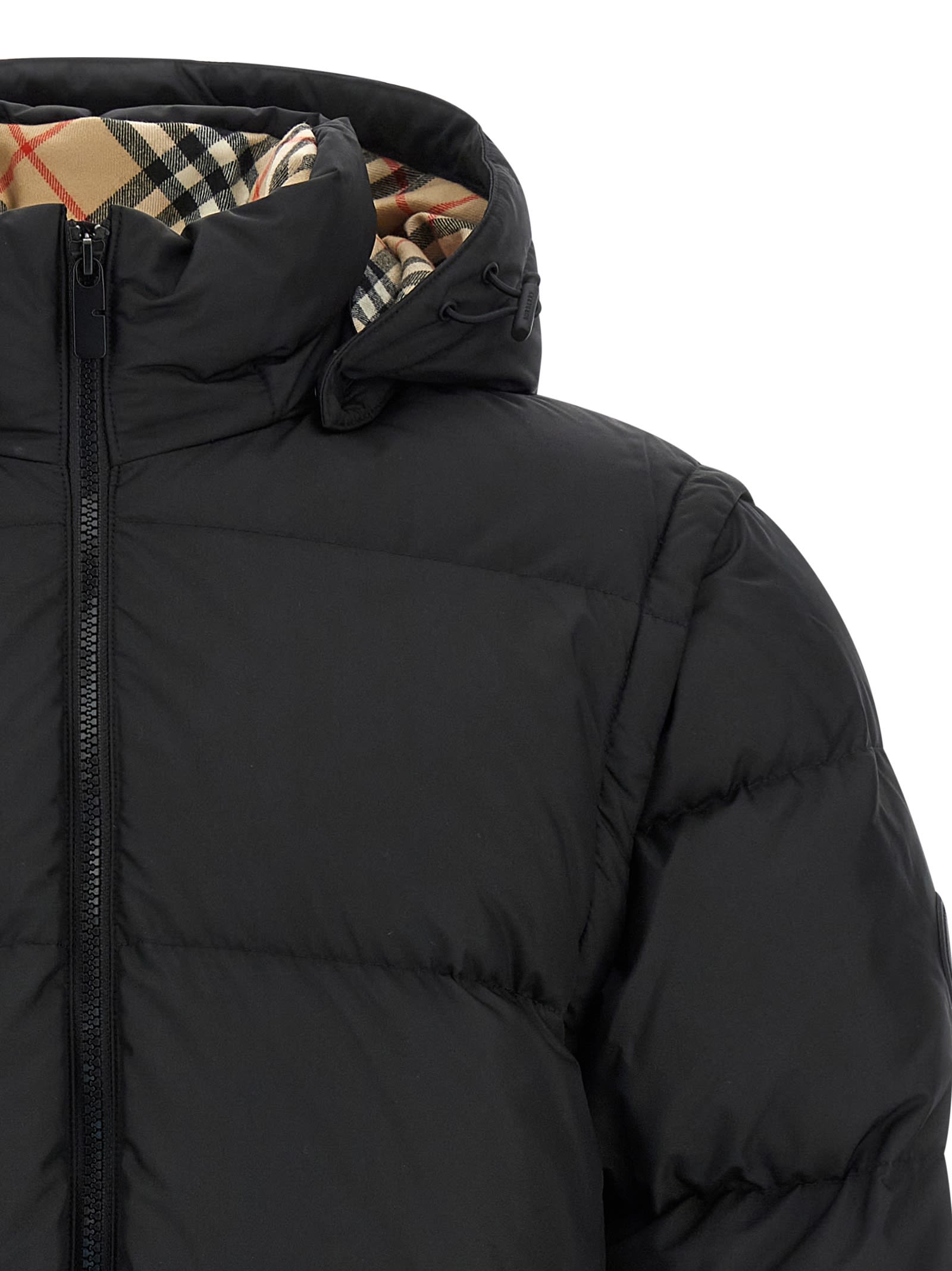 Burberry Bideford Down Jacket In Black