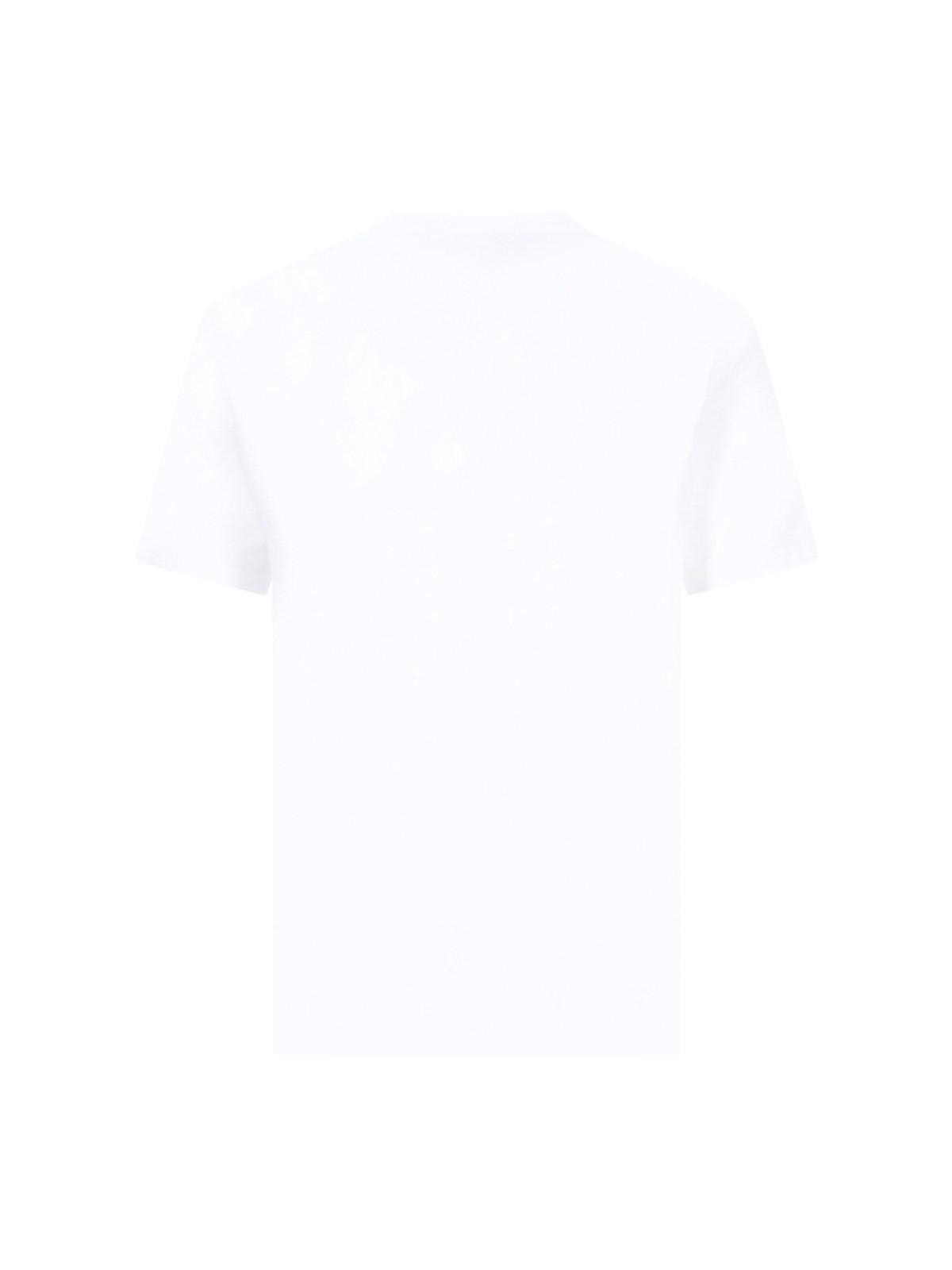 Shop Alexander Mcqueen Varsity T-shirt In Bianco