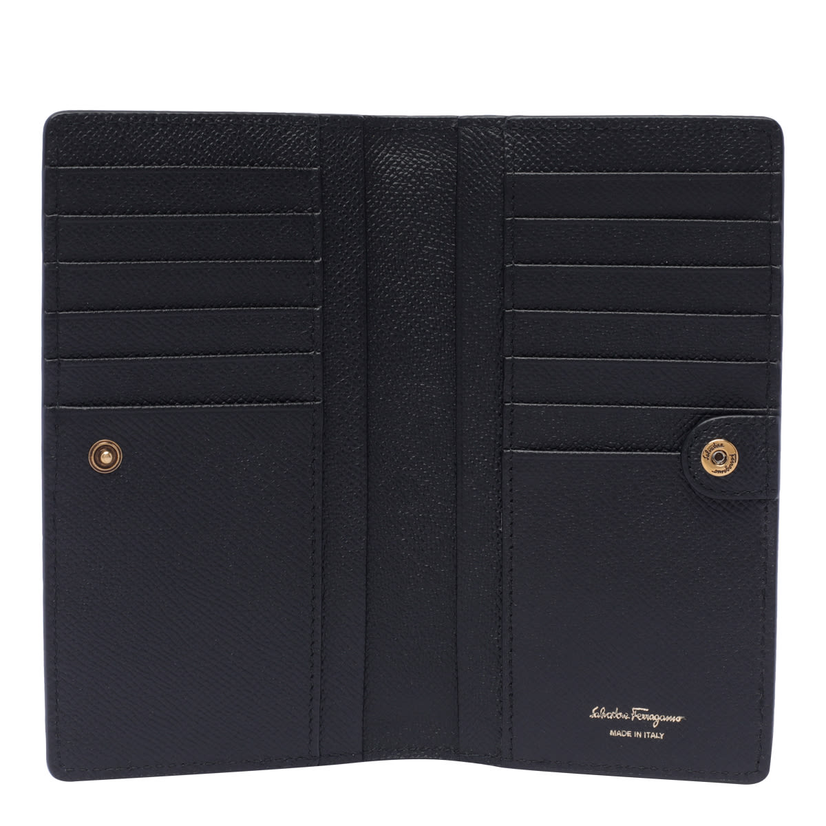 Shop Ferragamo Gancini Wallet In Black