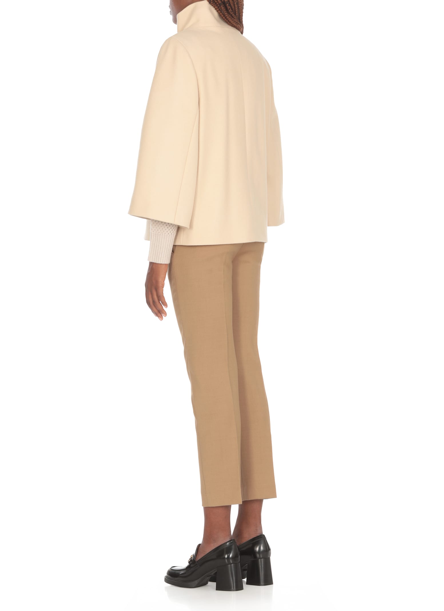 Shop Fay Wool Coat In Beige