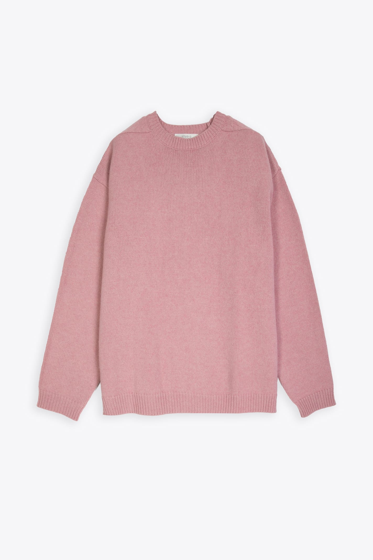 Knitwear - 5gg Guernsey Jumper Pink lambswool oversized sweater - Hemyl