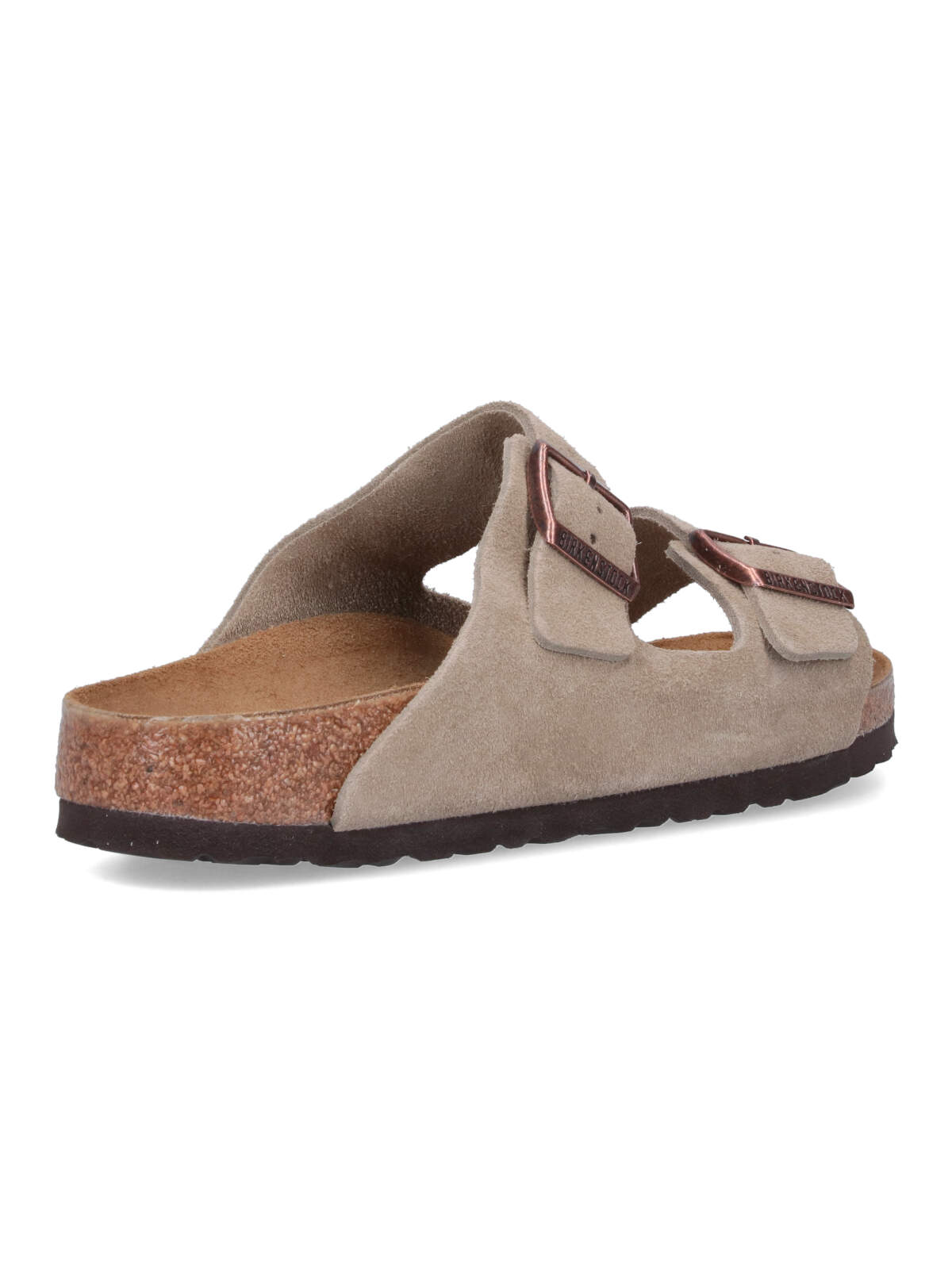 Birkenstock Arizona Suede Sandals In Gray