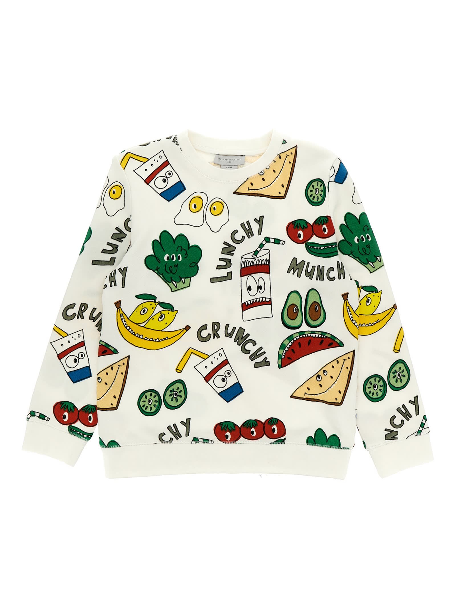 Stella Mccartney Kids' Print Sweatshirt In Multicolor