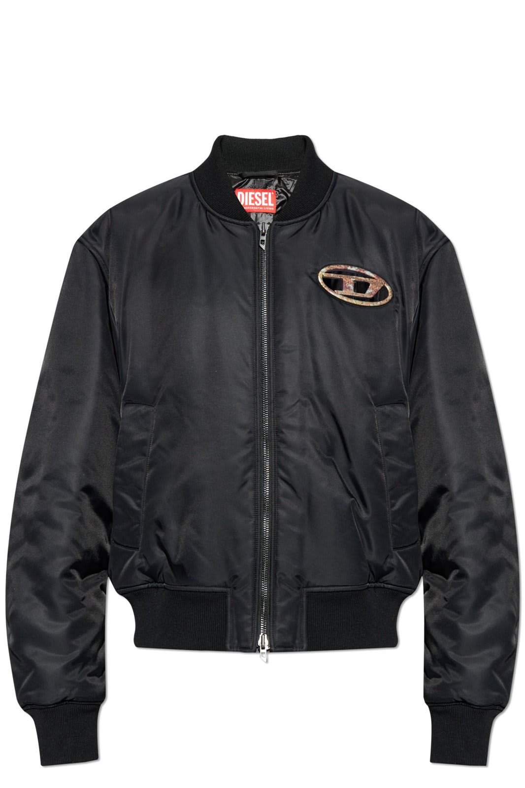 Shop Diesel Jacket J-milles-rugg In Black