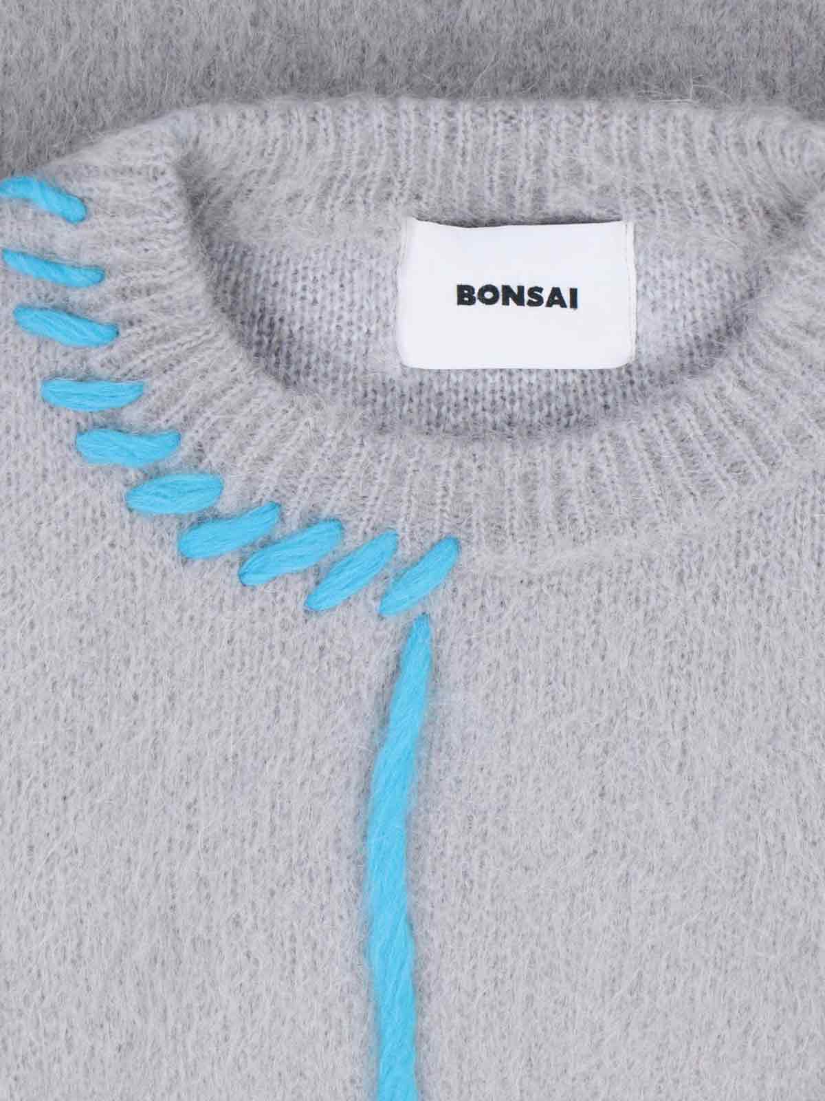 Shop Bonsai Crewneck Sweater In Gray