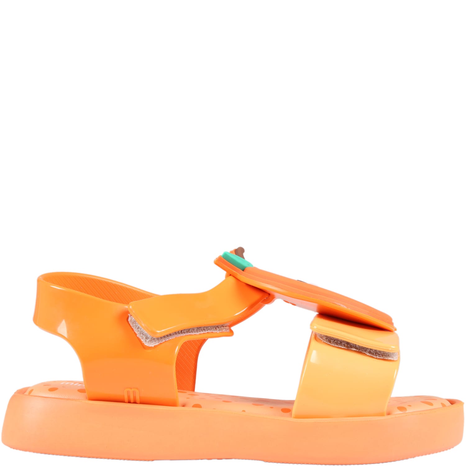 Melissa Orange Sandals For Kids With Orange