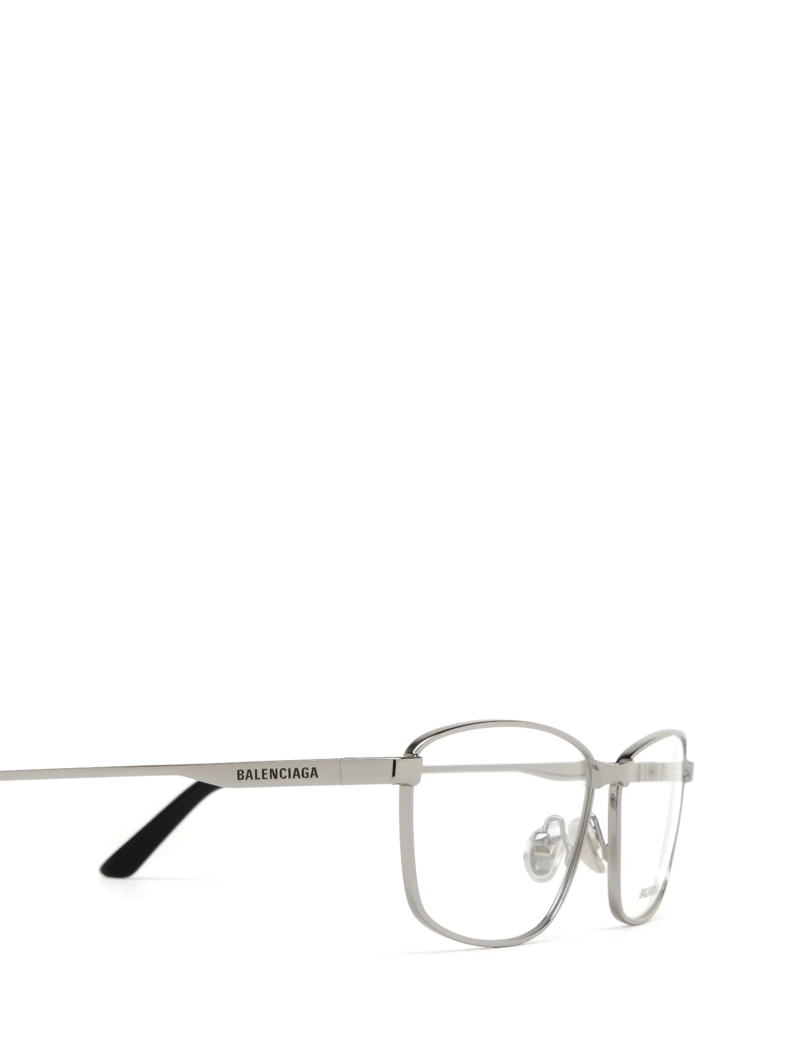 Shop Balenciaga Bb0283o Ruthenium Glasses