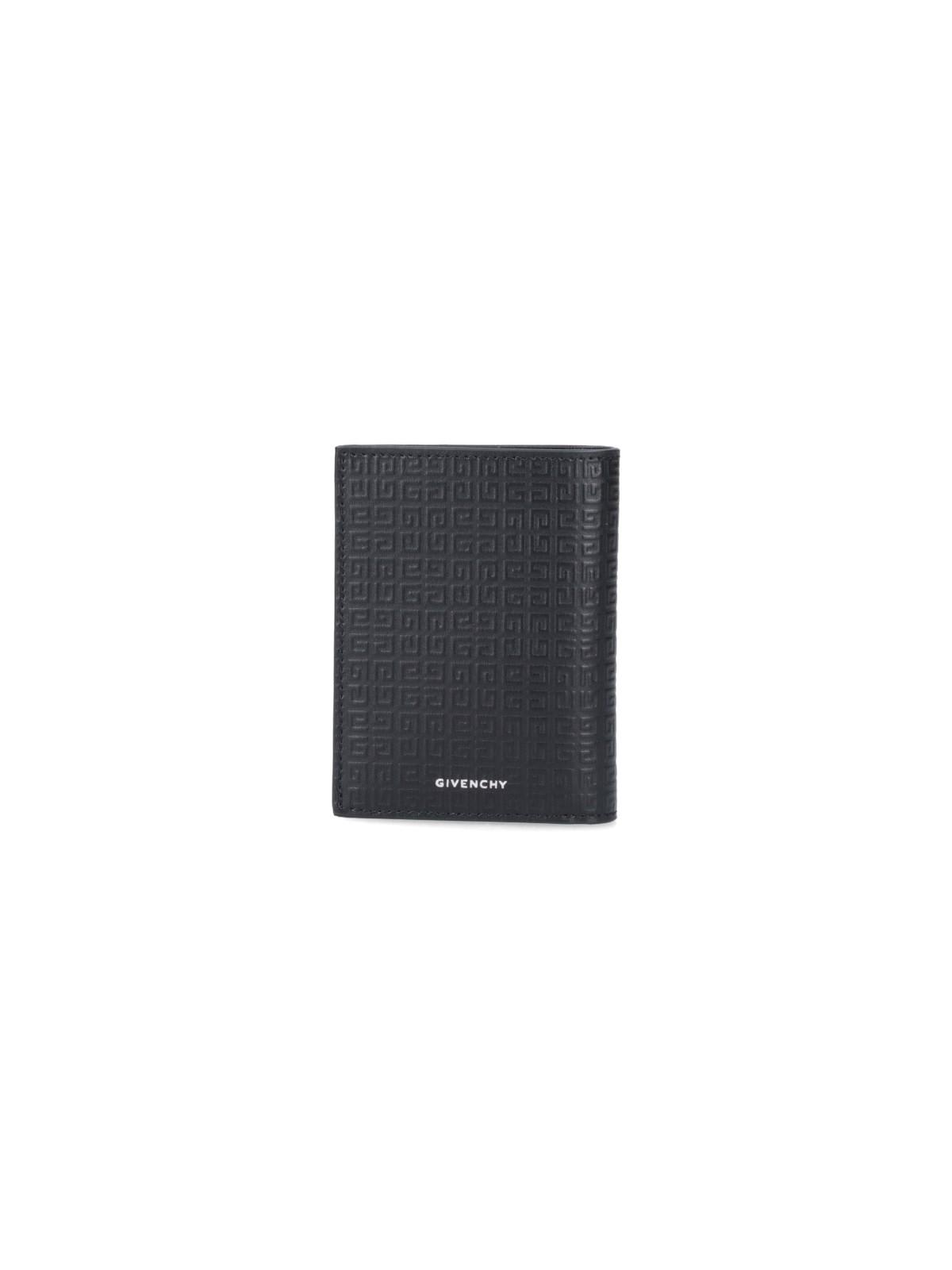 Shop Givenchy Micro 4g Bi-fold Card Holder In Black