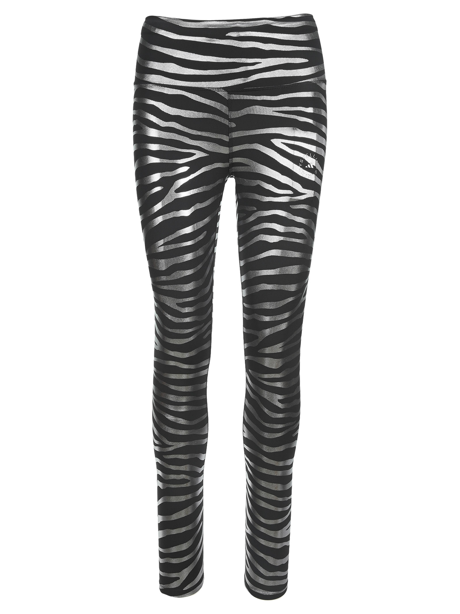 Adidas By Stella Mccartney Zebra-print Training Leggings
