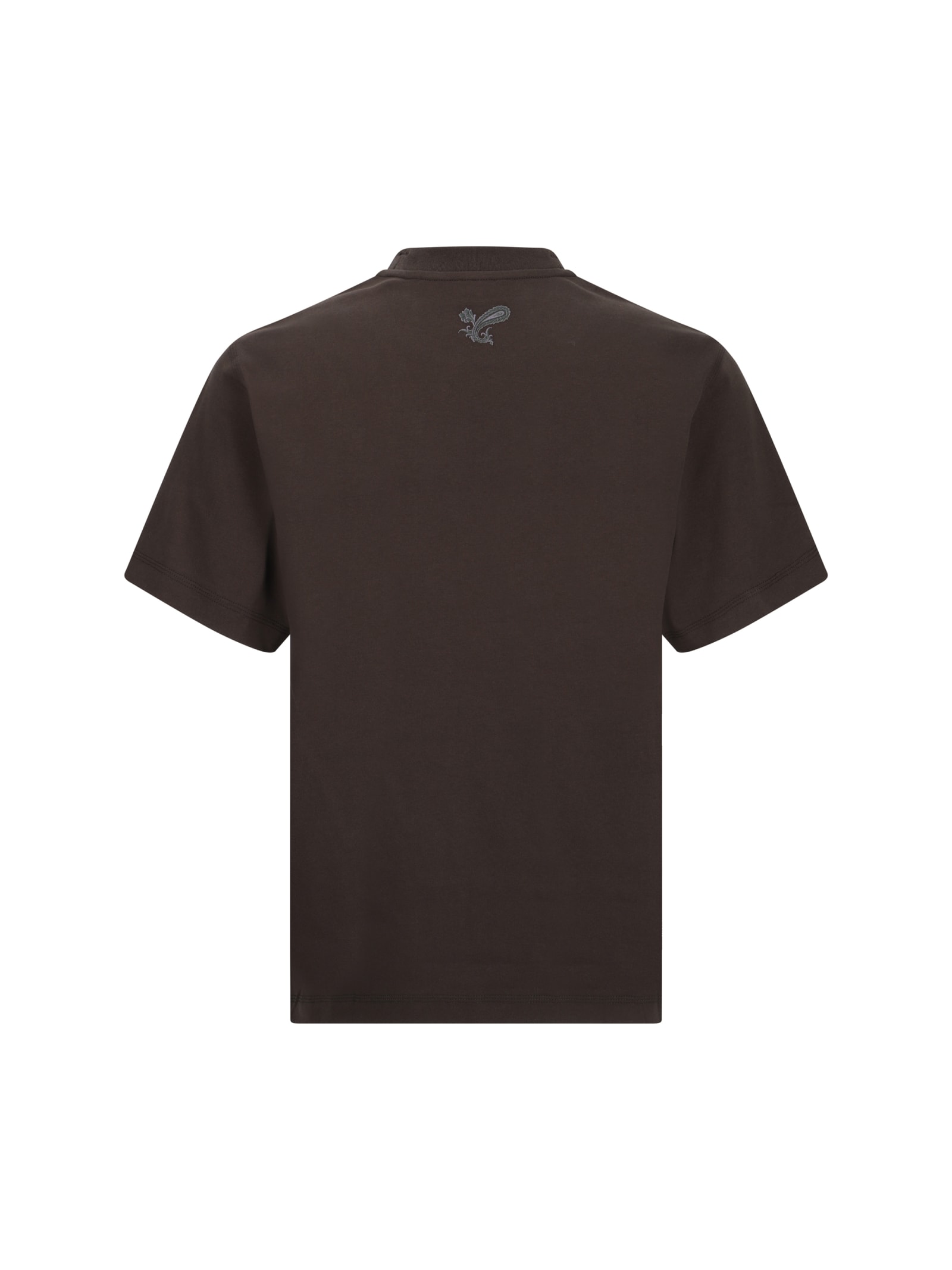 Shop Burberry T-shirt In Shadow