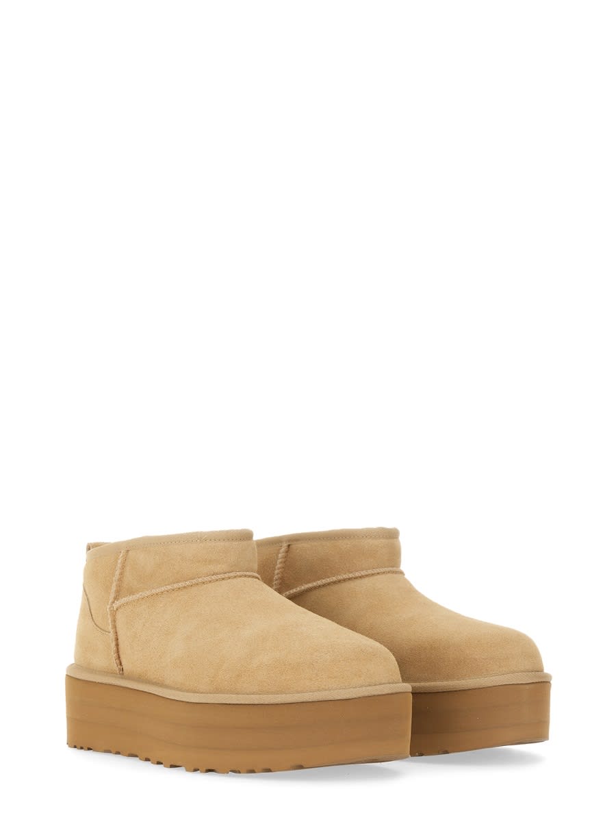Ugg Classic Ultra Mini Boots With Platform In Brown