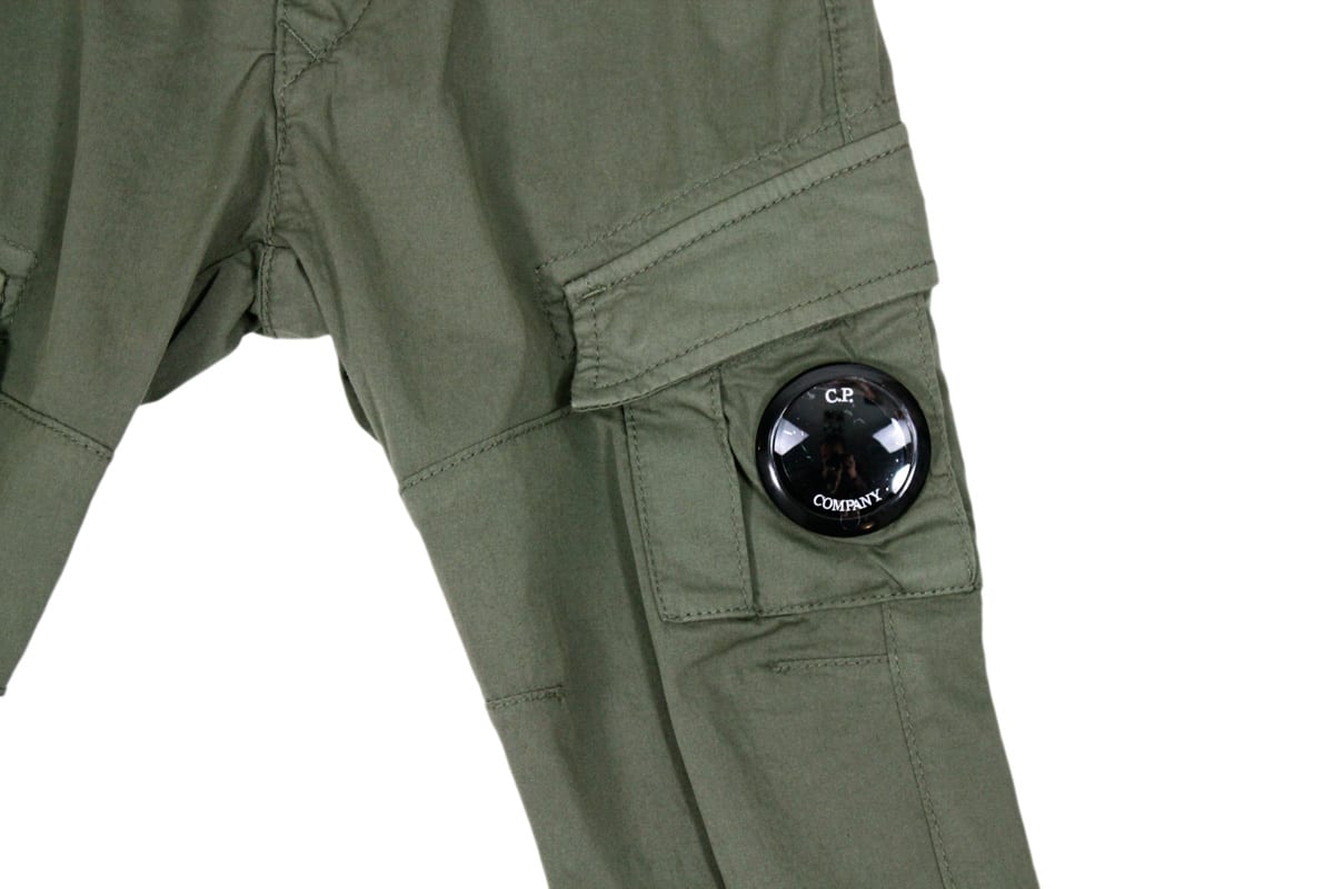 C.p. Company Bottoms In Green