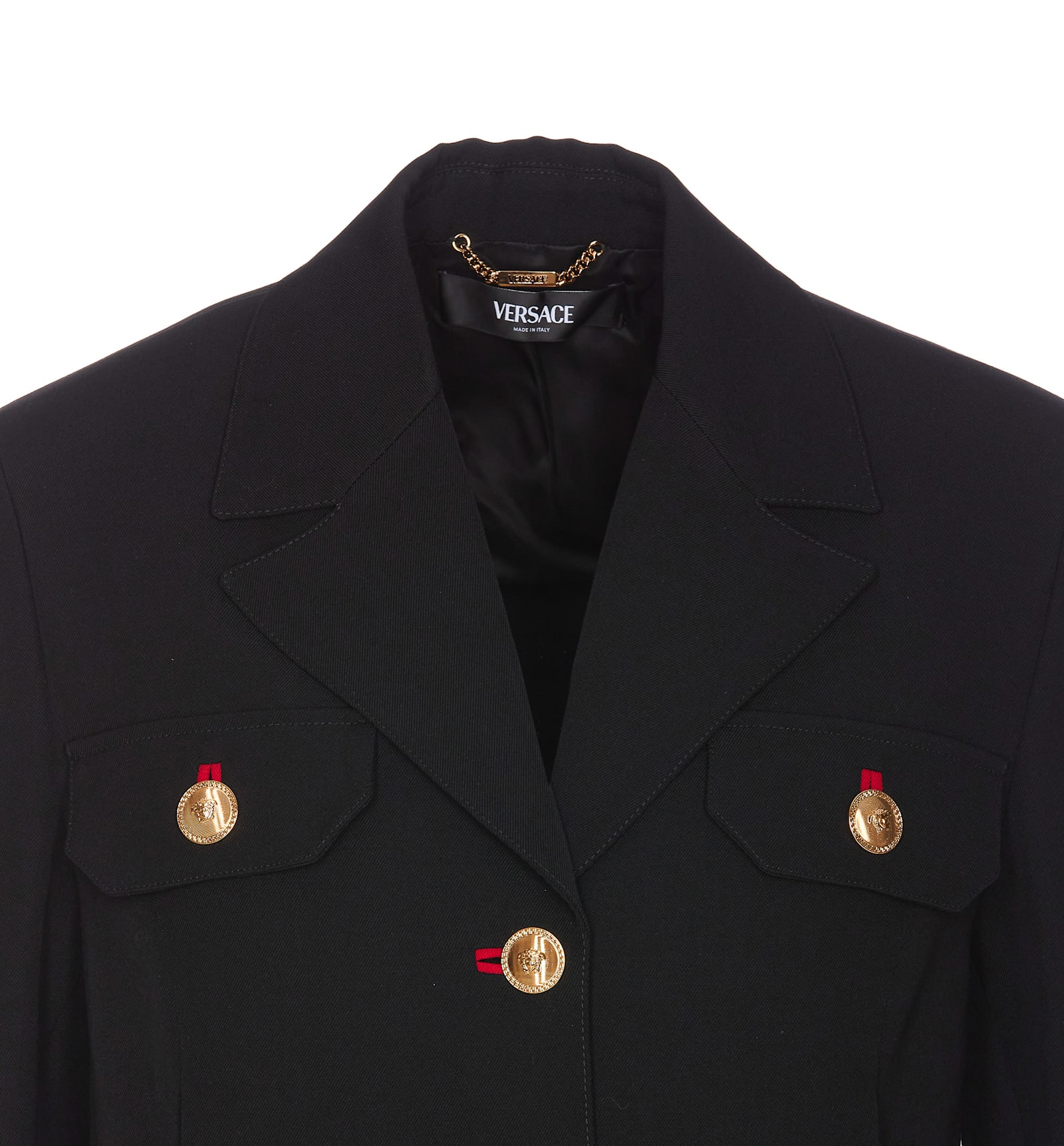 Shop Versace Informal Jacket In Black