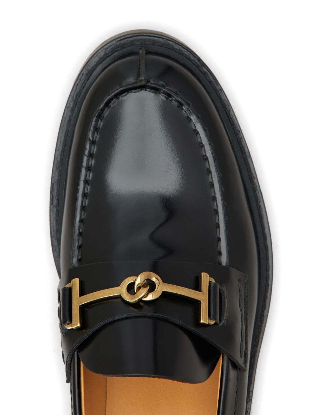 Shop Tod's Hook Loafer In Black