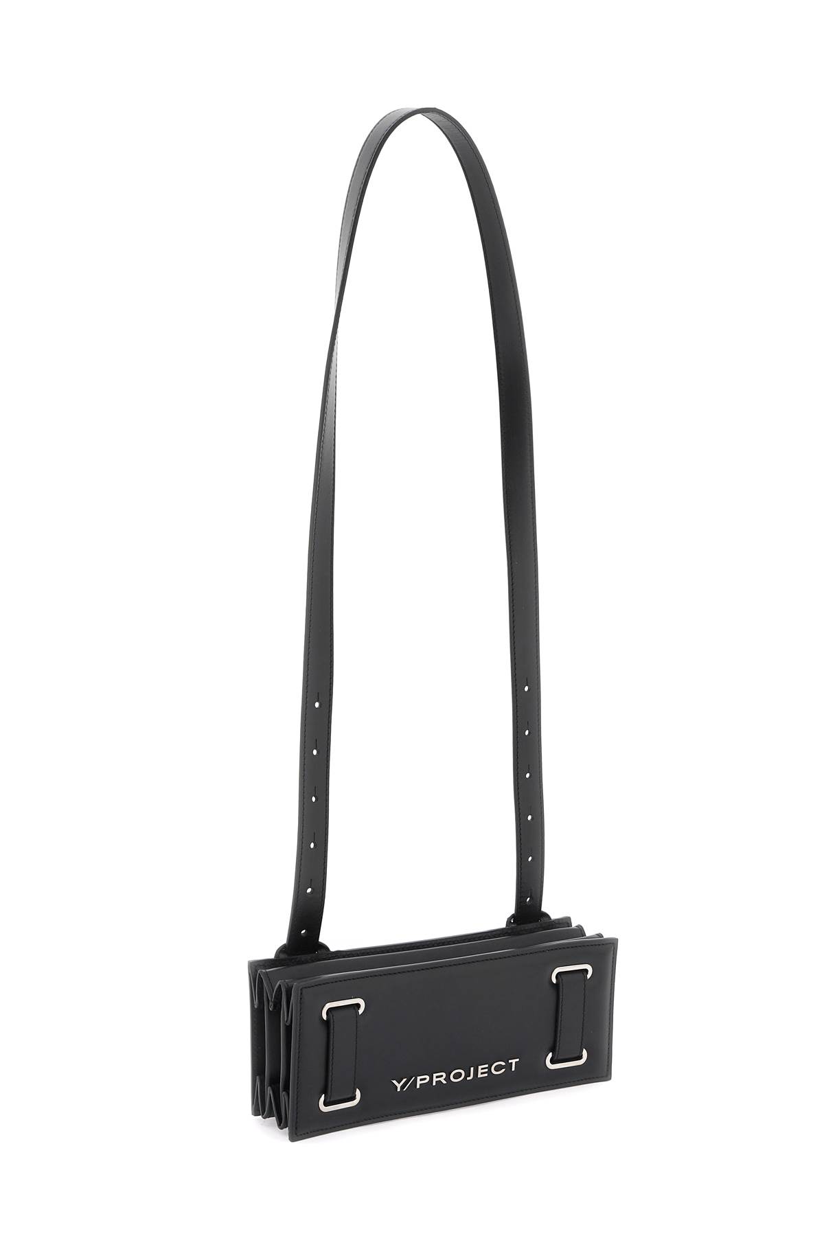 Shop Y/project Mini Accordion Crossbody Bag In Black (black)