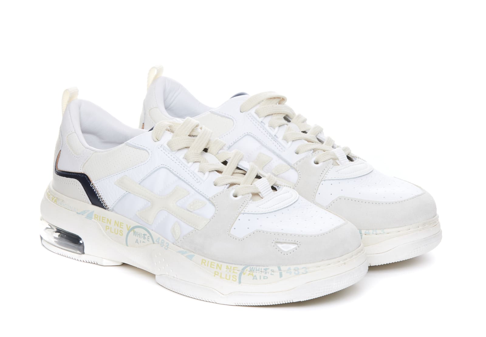 Shop Premiata Drake Sneakers In White