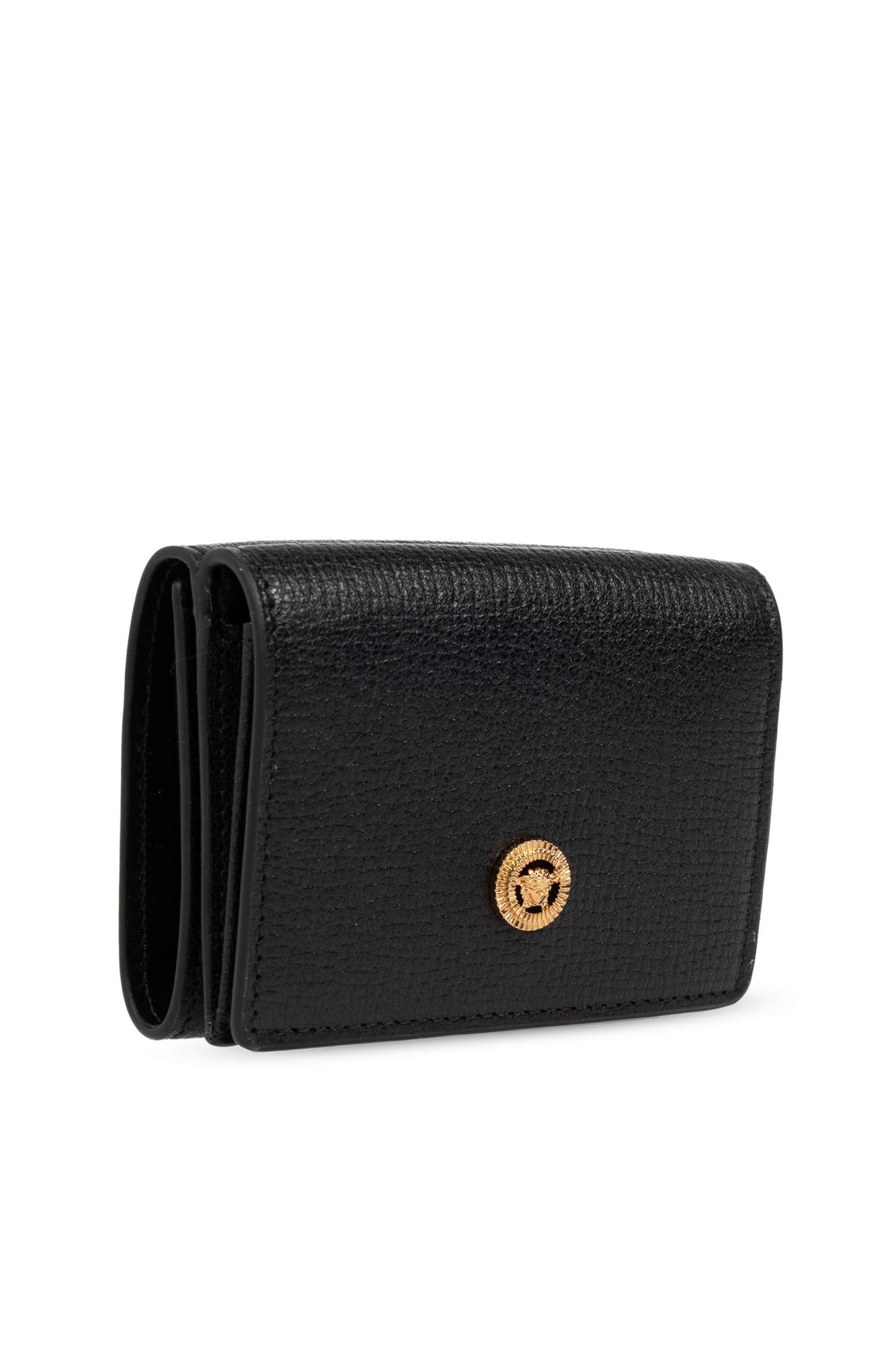 Versace Leather Wallet In Multi