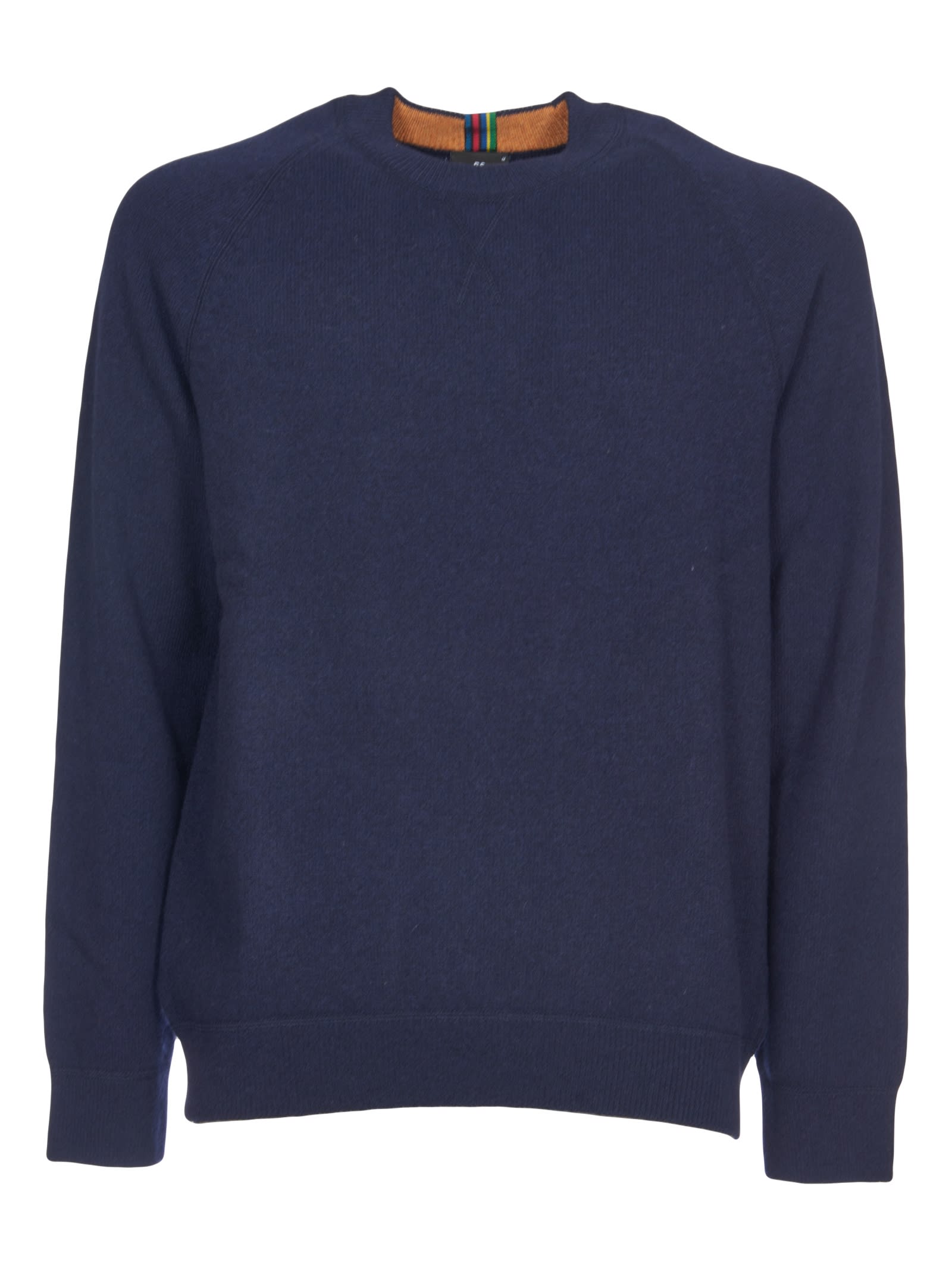 Paul Smith Merino Wool Lounge Sweater In Blue