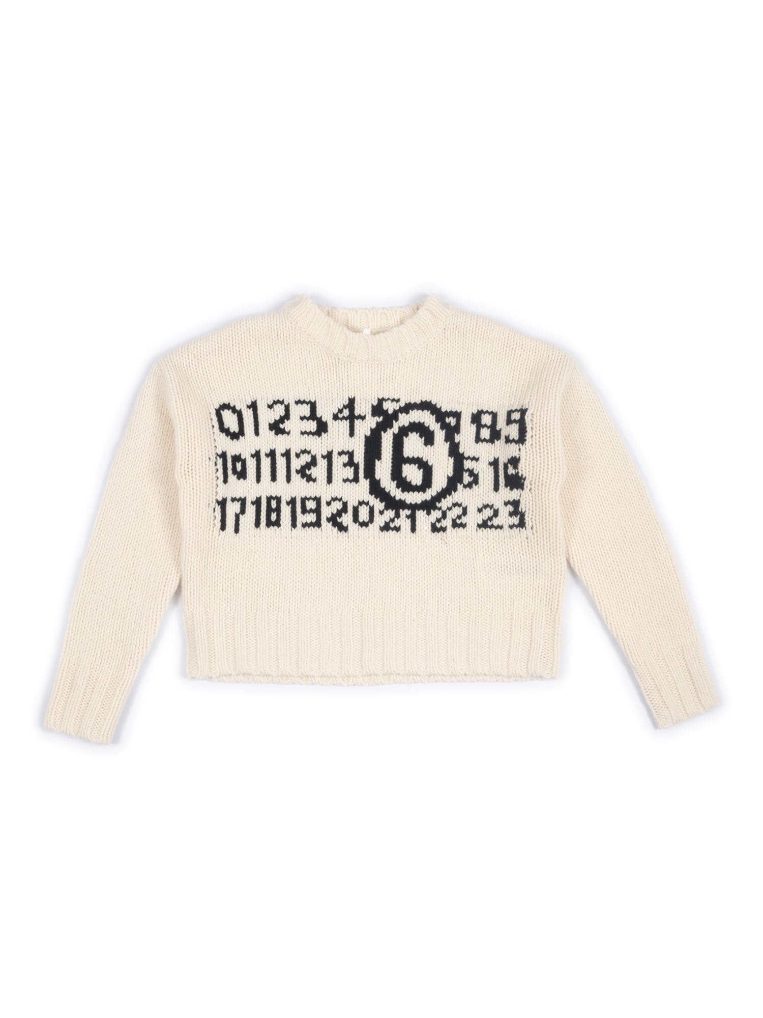 Mm6 Maison Margiela Knitwear In White