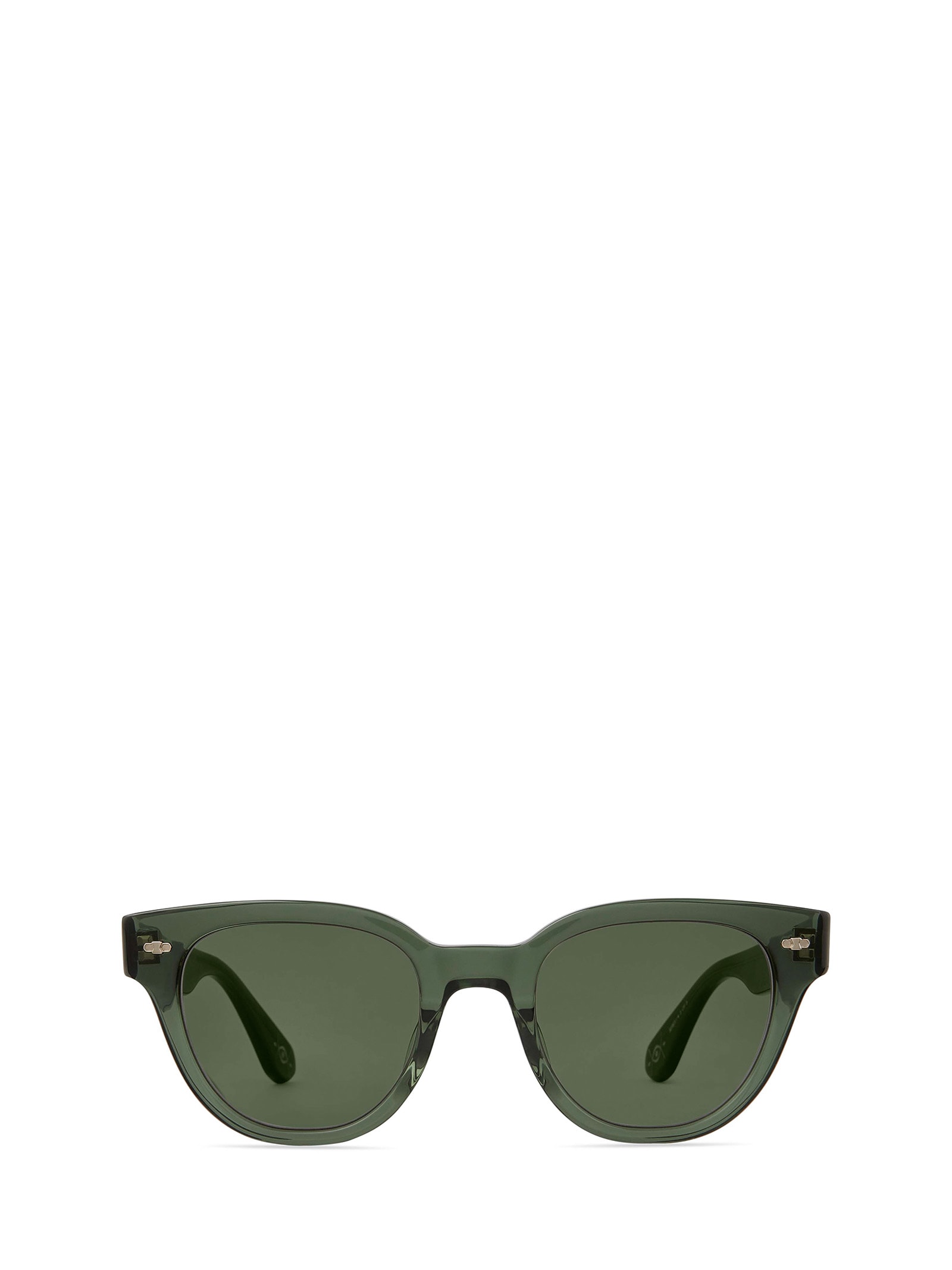 Shop Mr Leight Jane S Forest Glow-white Gold/g15 Sunglasses