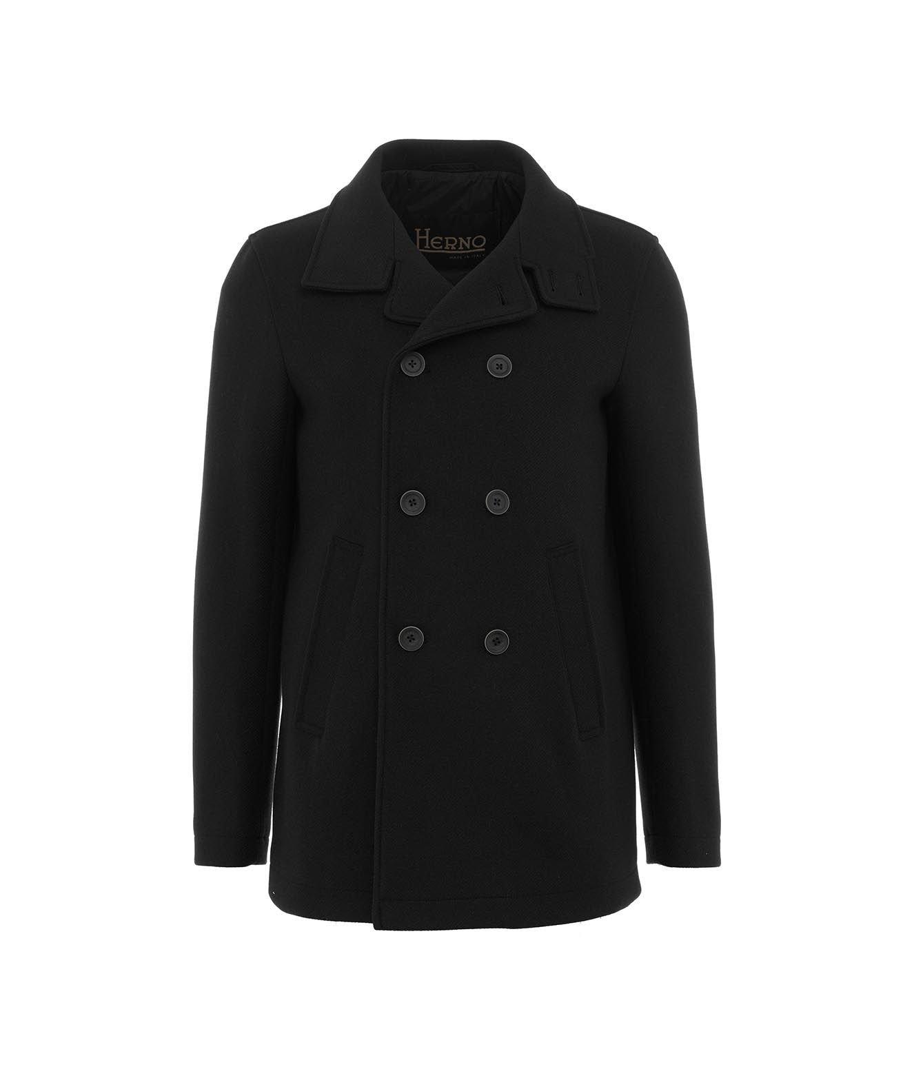 Shop Herno Double-breasted Blazer In Nero