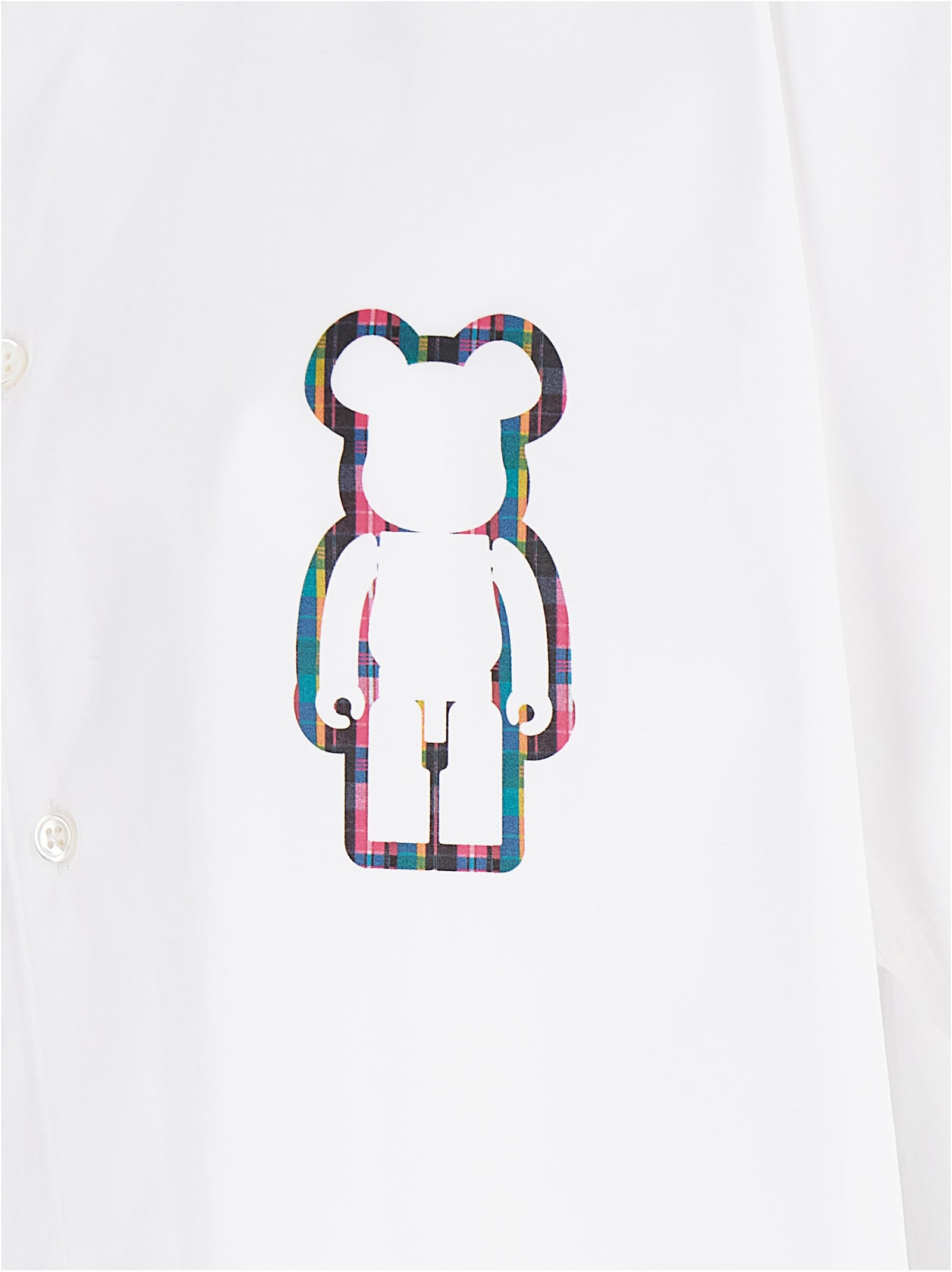 Comme Des Garçons Shirt Camicia  X Be@rbrick In White