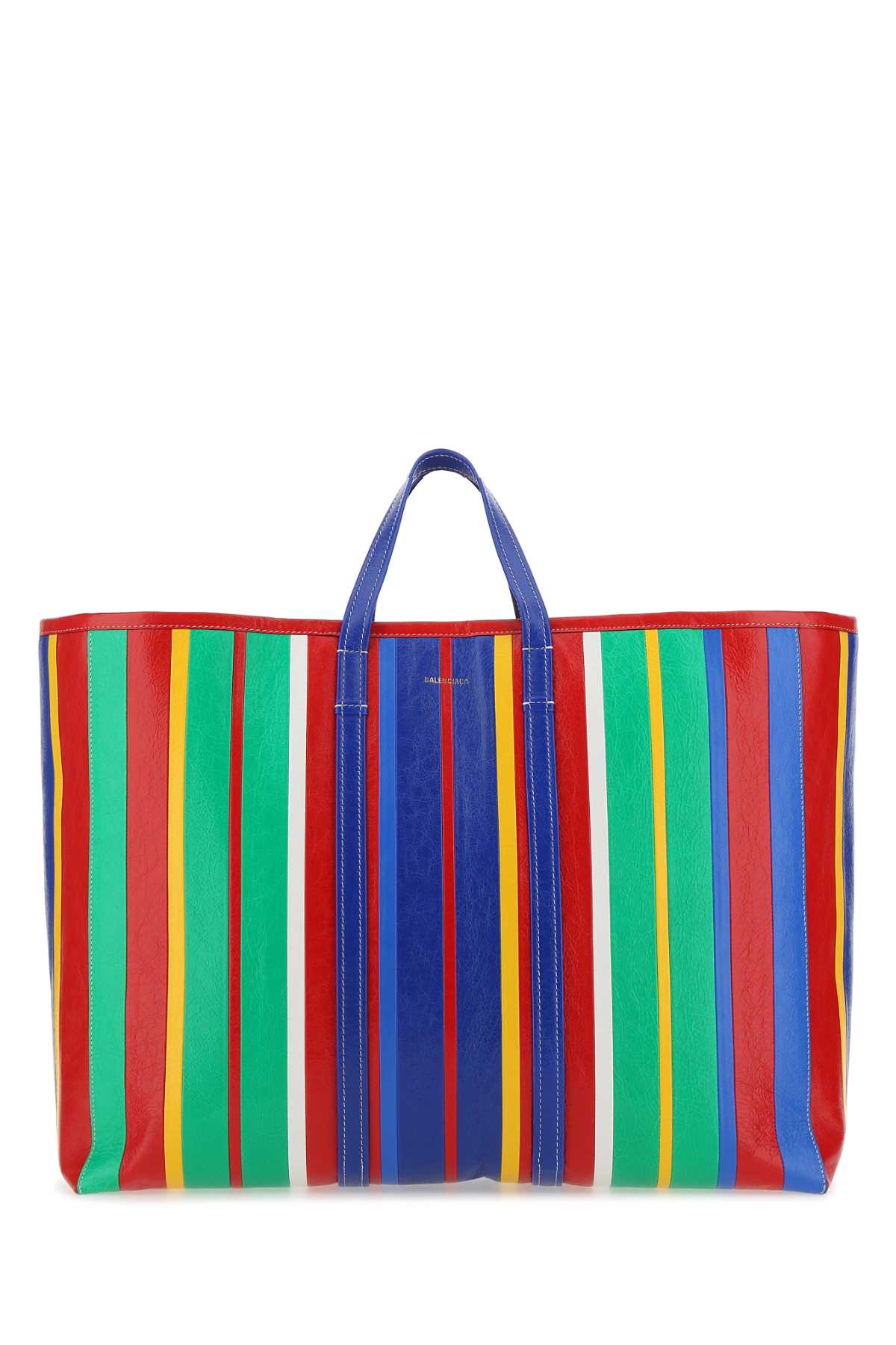 Multicolor Leather Large Barber Shopping Bag