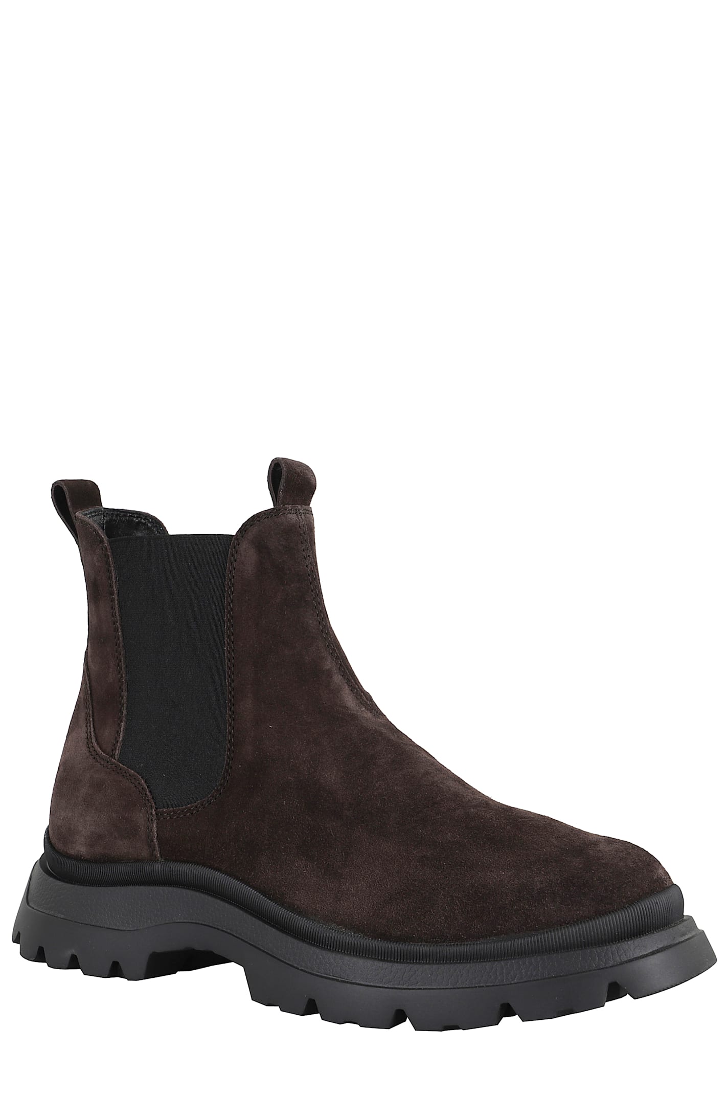Hogan H692 Ankle Boots In Brown