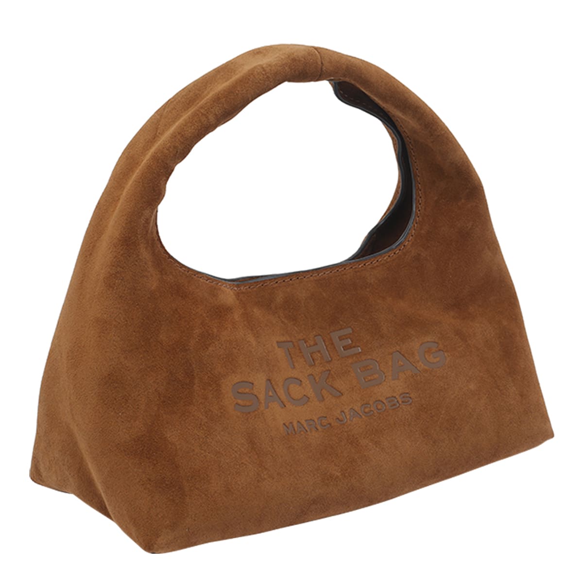Marc Jacobs The Mini Sack Suede Leather Hobo Bag In Brown