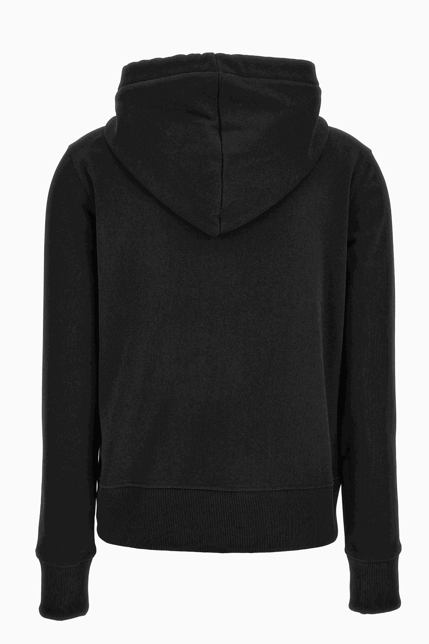 Shop Versace Jeans Couture Hoodie In Black