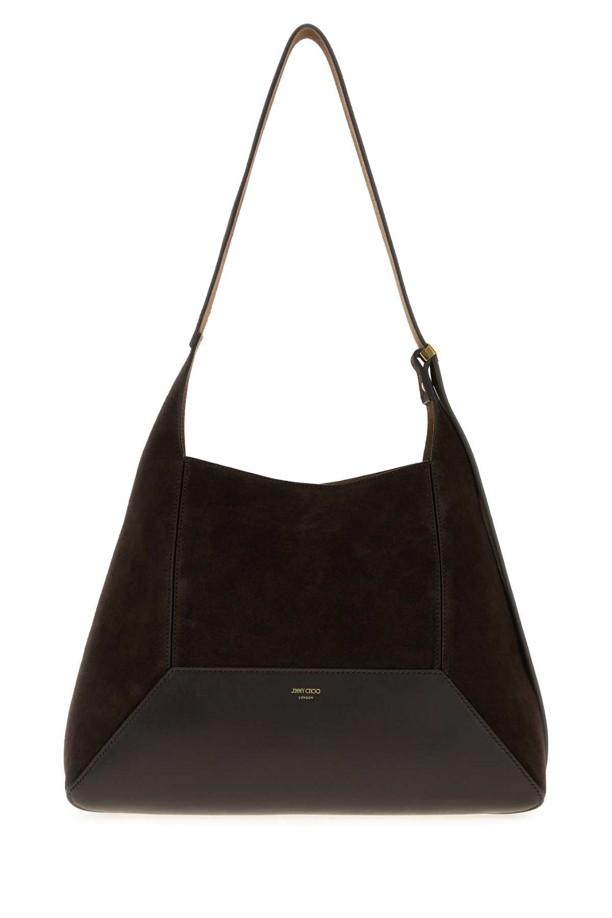 Brown Suede Medium Diamond Shoulder Bag