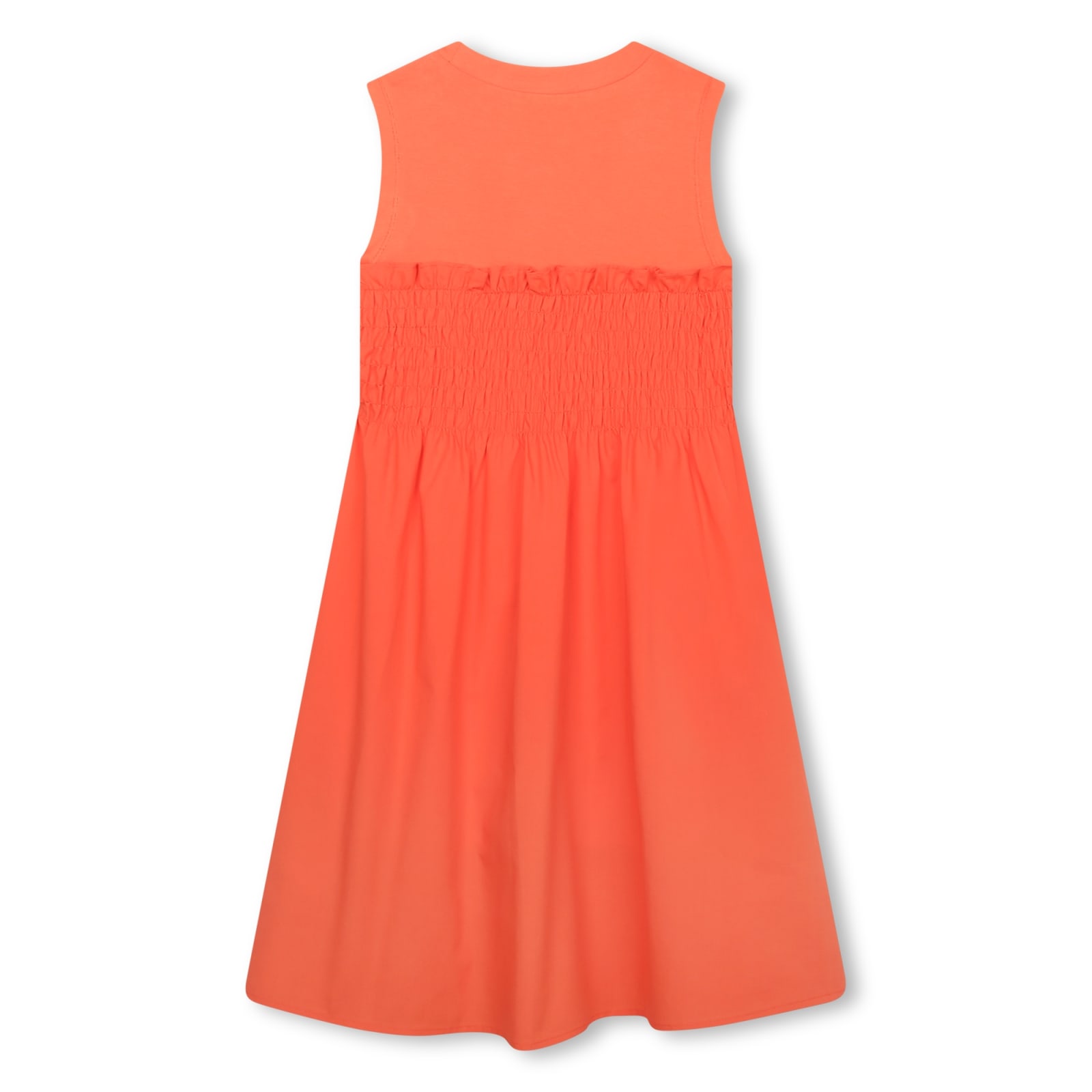 Shop Dkny Dresses With Logo In Orange
