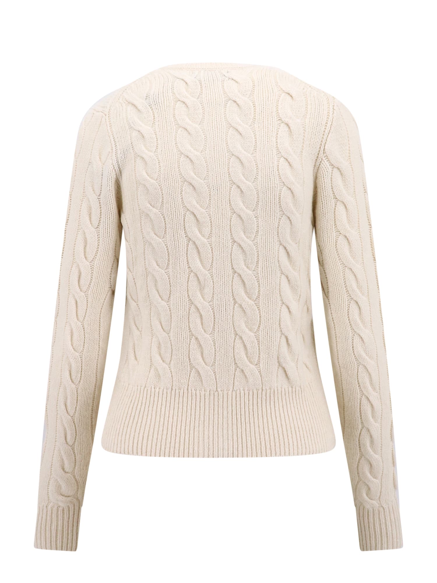 Shop Polo Ralph Lauren Cardigan  In Cream