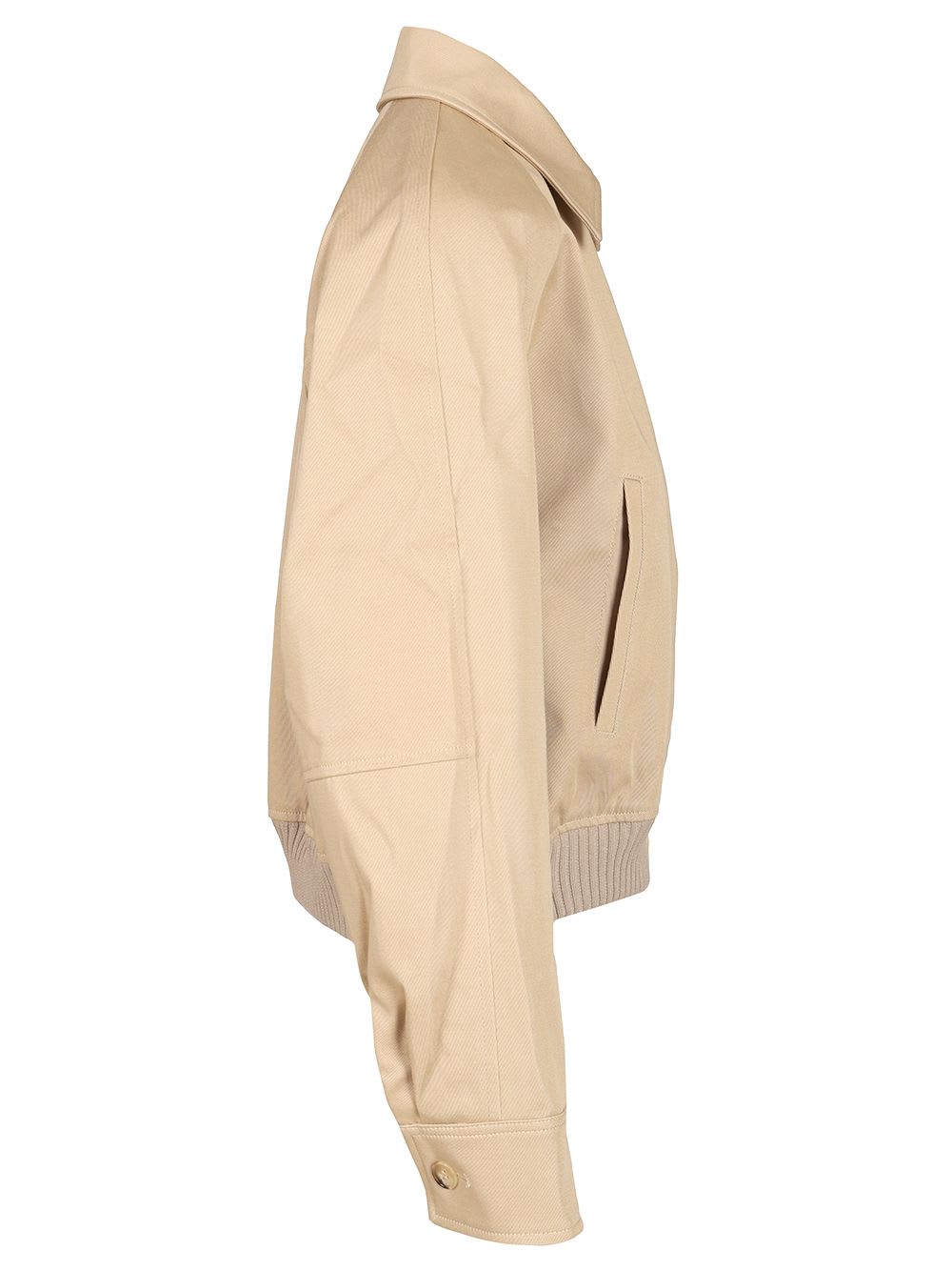 MAISON KITSUNÉ SHORT JACKET WITH SHIRT COLLAR